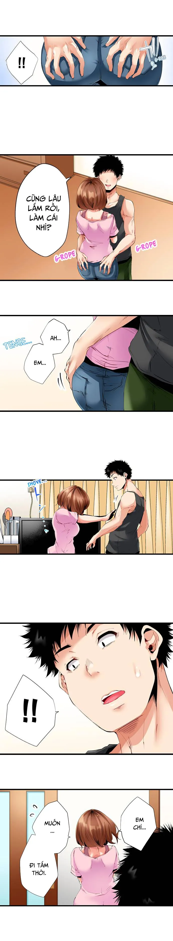 HentaiVN.net - Ảnh 13 - NTR Cô Hàng Xóm Ngay Trong Phòng Của Chồng Cô Ấy [Netorare My Sugar Mama in Her Husband’s Bedroom] - Chap 21 + 22