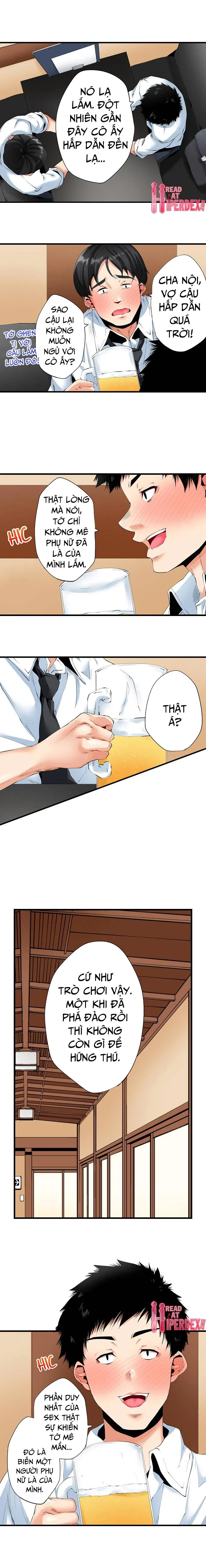 HentaiVN.net - Ảnh 17 - NTR Cô Hàng Xóm Ngay Trong Phòng Của Chồng Cô Ấy [Netorare My Sugar Mama in Her Husband’s Bedroom] - Chap 23 + 24