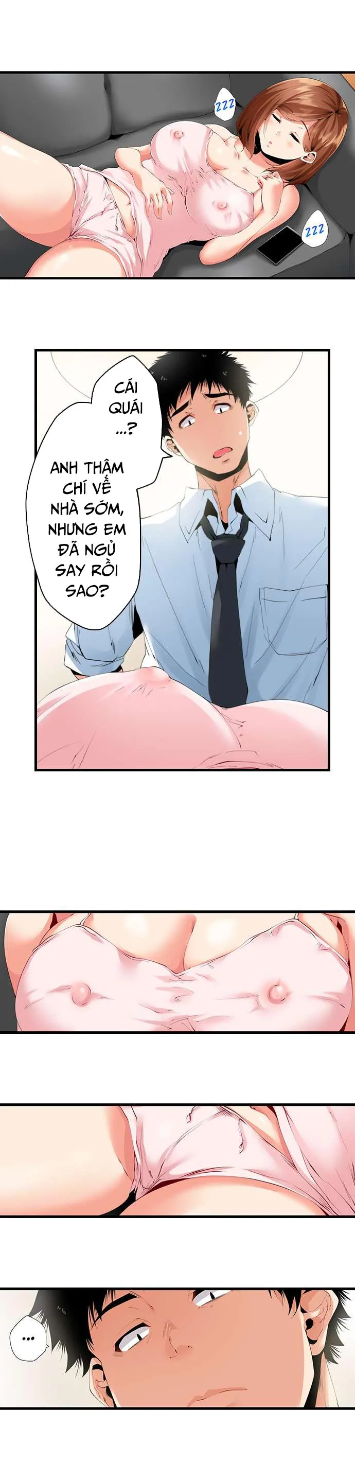 HentaiVN.net - Ảnh 8 - NTR Cô Hàng Xóm Ngay Trong Phòng Của Chồng Cô Ấy [Netorare My Sugar Mama in Her Husband’s Bedroom] - Chap 25 + 26