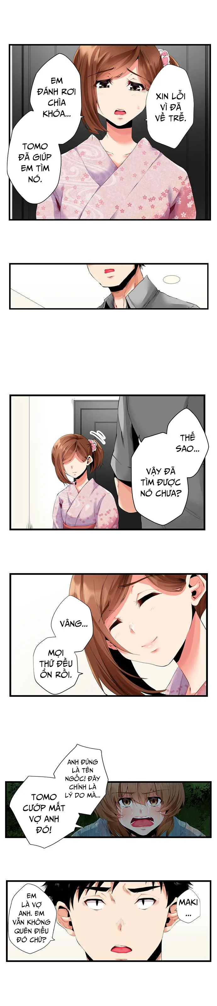 HentaiVN.net - Ảnh 4 - NTR Cô Hàng Xóm Ngay Trong Phòng Của Chồng Cô Ấy [Netorare My Sugar Mama in Her Husband’s Bedroom] - Chap 33 + 34