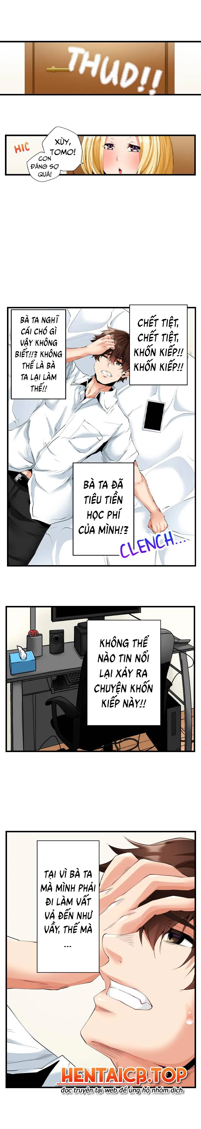 HentaiVN.net - Ảnh 8 - NTR Cô Hàng Xóm Ngay Trong Phòng Của Chồng Cô Ấy [Netorare My Sugar Mama in Her Husband’s Bedroom] - Chap 33 + 34