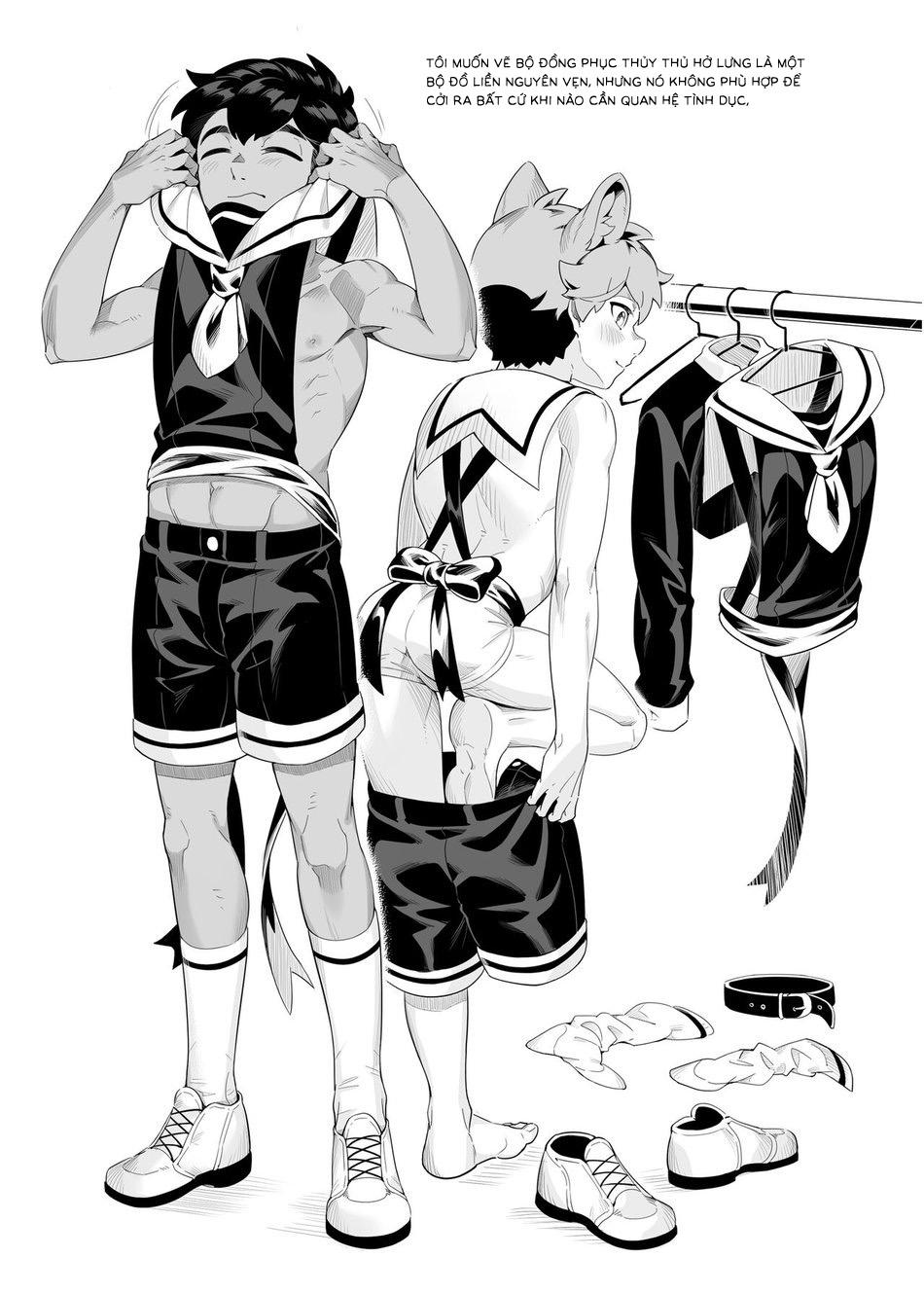 HentaiVN.net - Ảnh 32 - Công việc bán thời gian đầu tiên của tôi - Oneshot