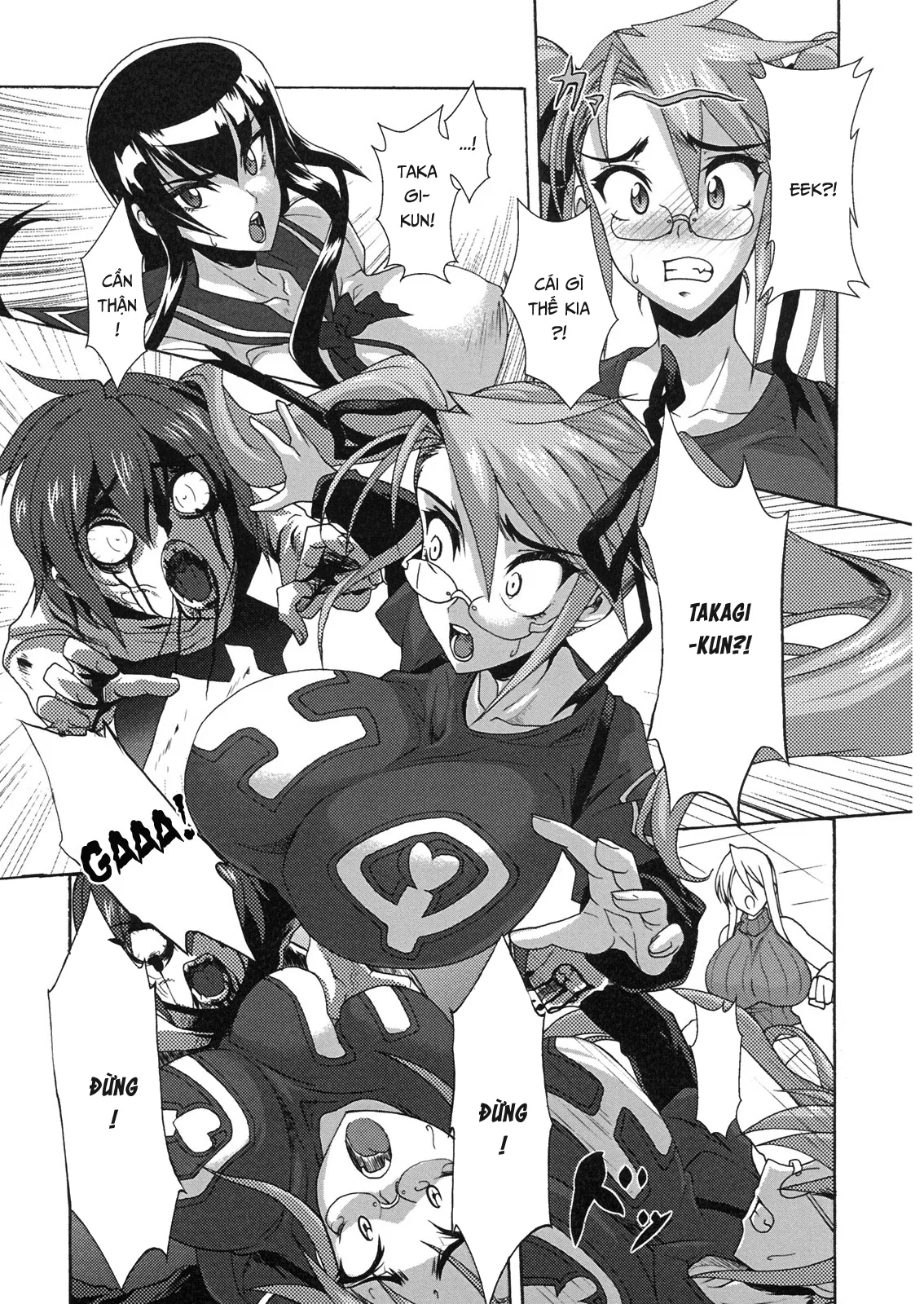 HentaiVN.net - Ảnh 3 - Nyuujoku Mokushiroku (HIGHSCHOOL OF THE DEAD) [Xác sống trường học ( Ngoại truyện )] - Oneshot