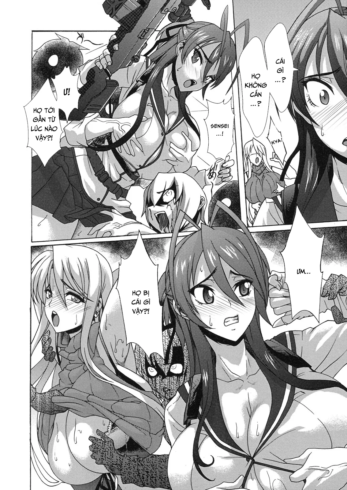 HentaiVN.net - Ảnh 6 - Nyuujoku Mokushiroku (HIGHSCHOOL OF THE DEAD) [Xác sống trường học ( Ngoại truyện )] - Oneshot