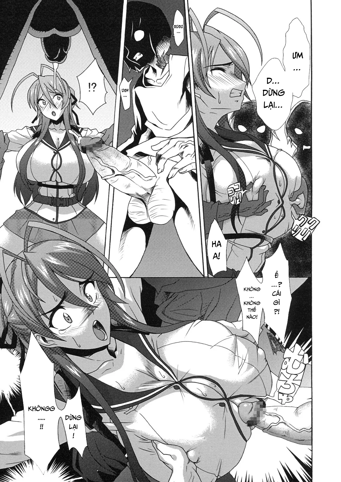 HentaiVN.net - Ảnh 9 - Nyuujoku Mokushiroku (HIGHSCHOOL OF THE DEAD) [Xác sống trường học ( Ngoại truyện )] - Oneshot