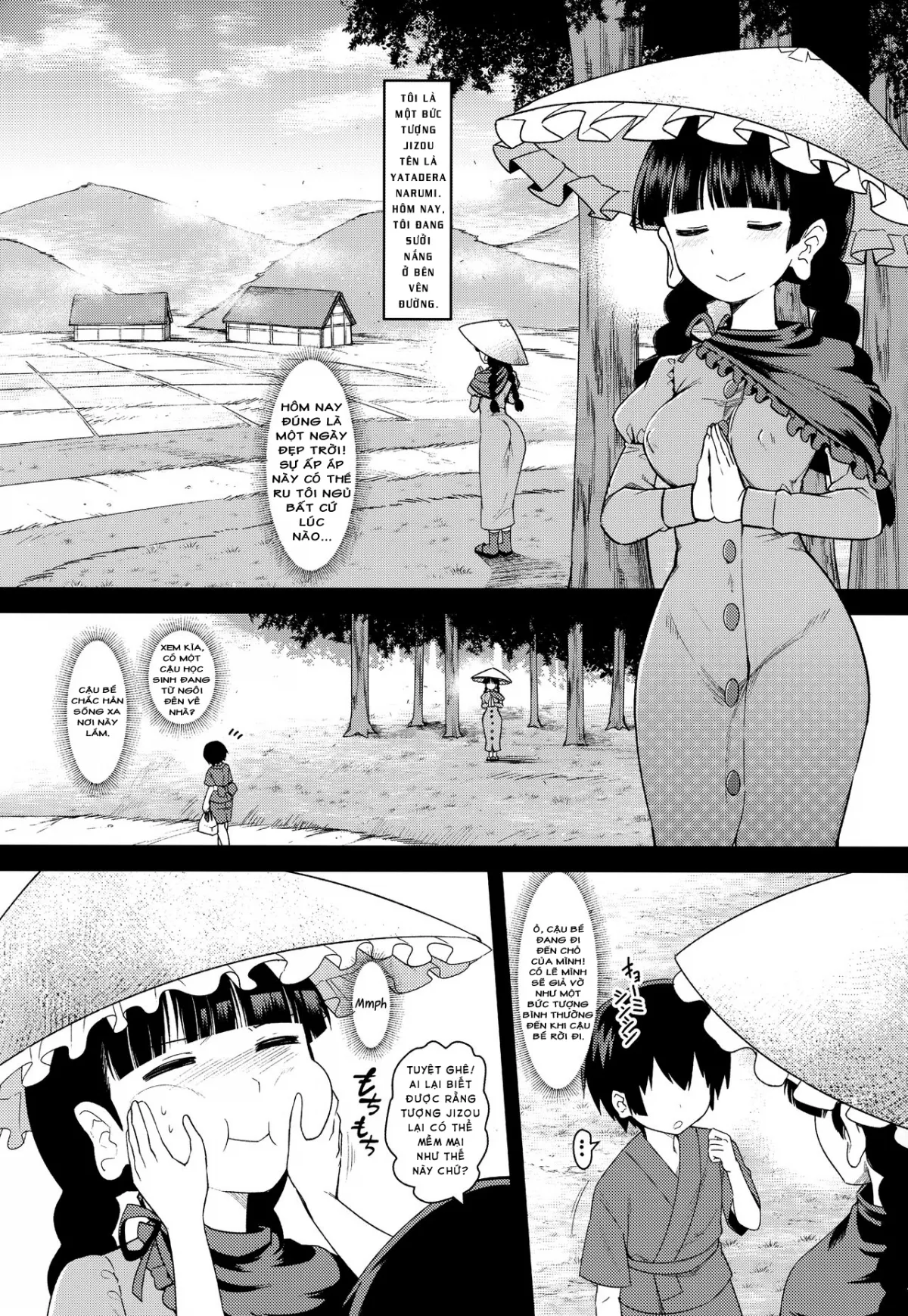 HentaiVN.net - Ảnh 4 - Cái Lỗ Đít Mềm Mại Của Tượng Jizou. (Touhou Project) [Yawaraka Onaho Jizou (Touhou Project); Soft Onahole Jizou (Touhou Project)] - OneShot