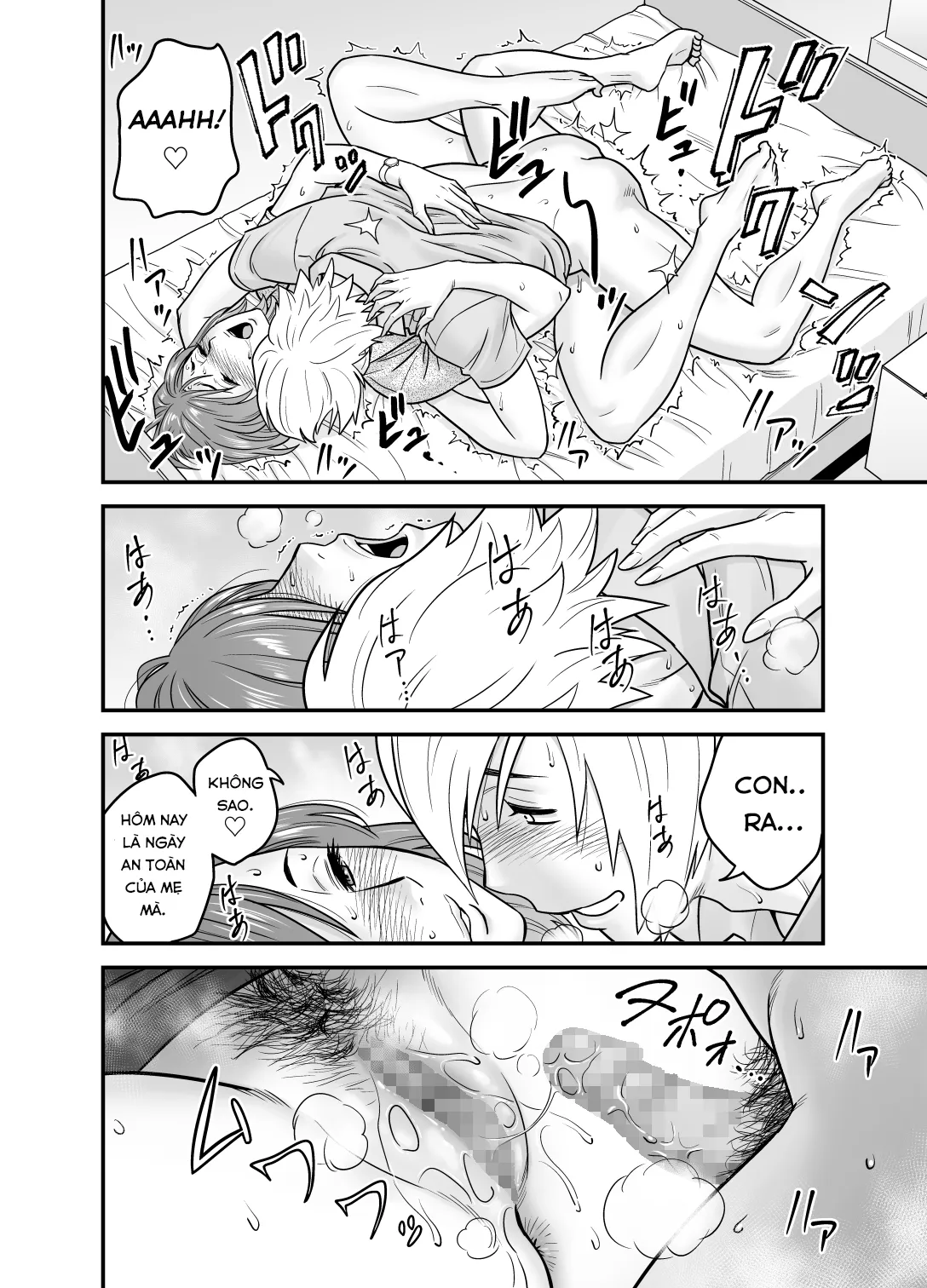 HentaiVN.net - Ảnh 21 - Mẹ Yêu Lại Đến Rồi [Mama Came Over Again] - Oneshot Thôi