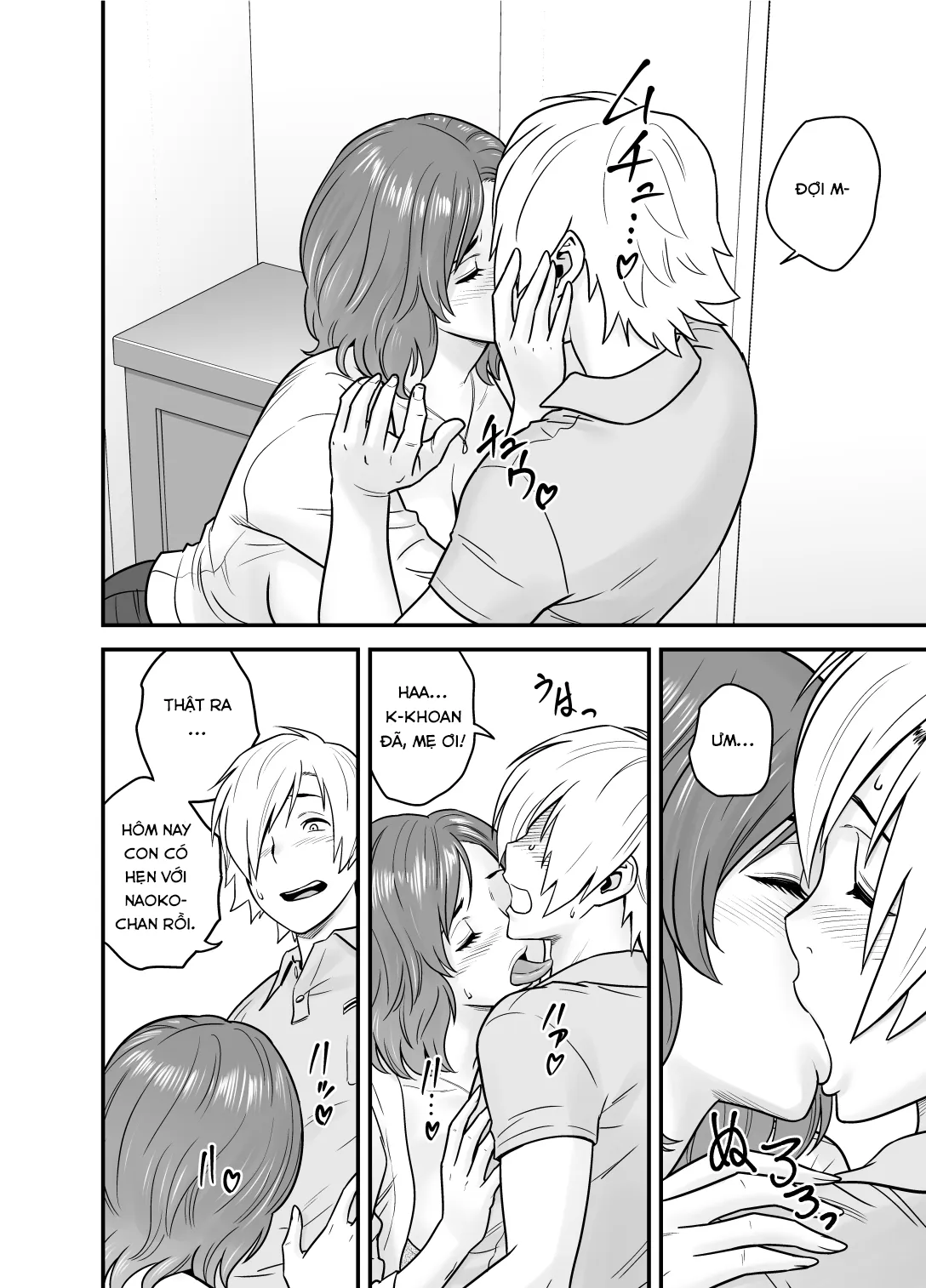 HentaiVN.net - Ảnh 3 - Mẹ Yêu Lại Đến Rồi [Mama Came Over Again] - Oneshot Thôi