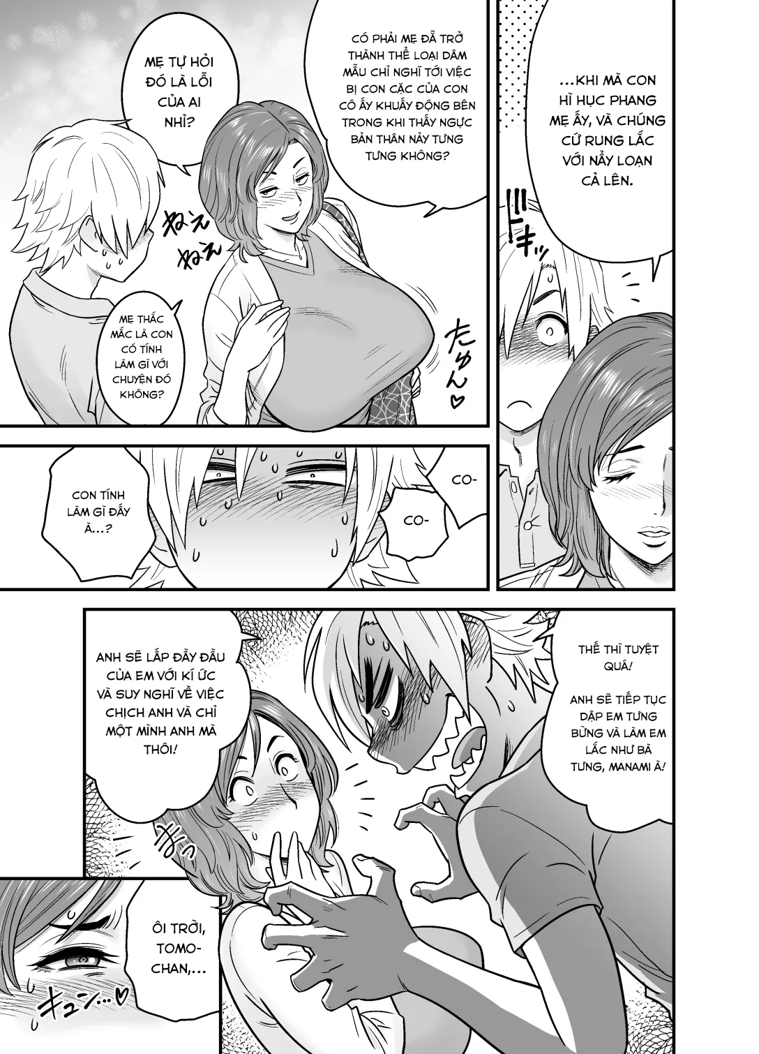 HentaiVN.net - Ảnh 30 - Mẹ Yêu Lại Đến Rồi [Mama Came Over Again] - Oneshot Thôi