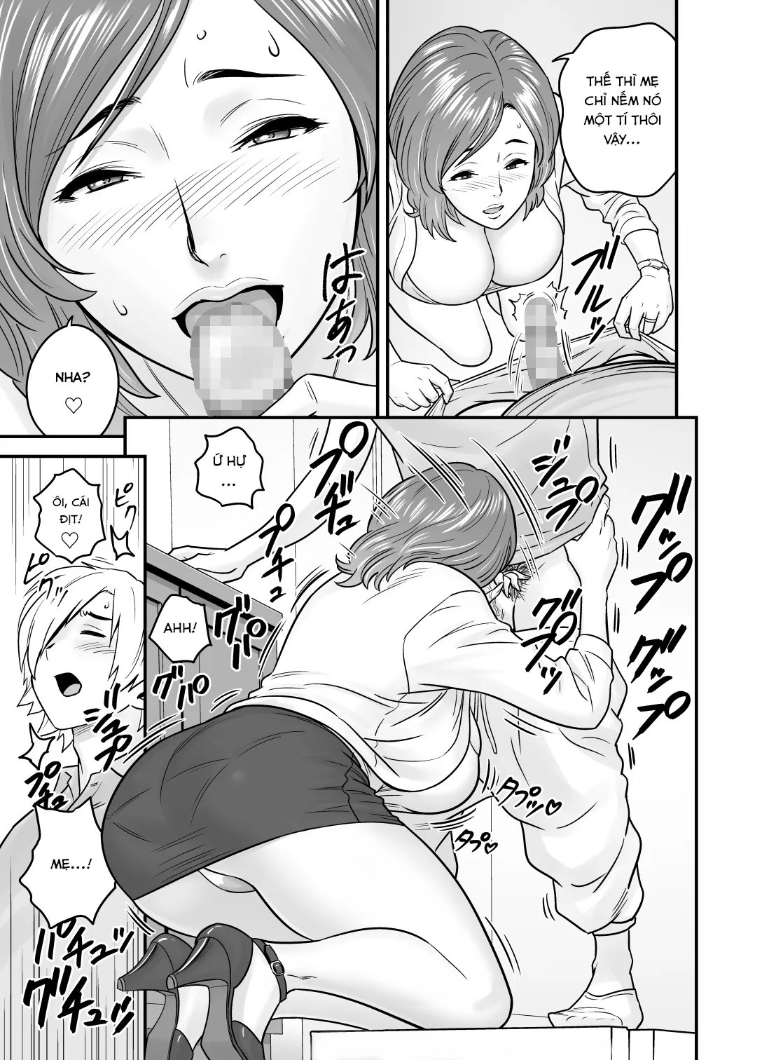 HentaiVN.net - Ảnh 4 - Mẹ Yêu Lại Đến Rồi [Mama Came Over Again] - Oneshot Thôi