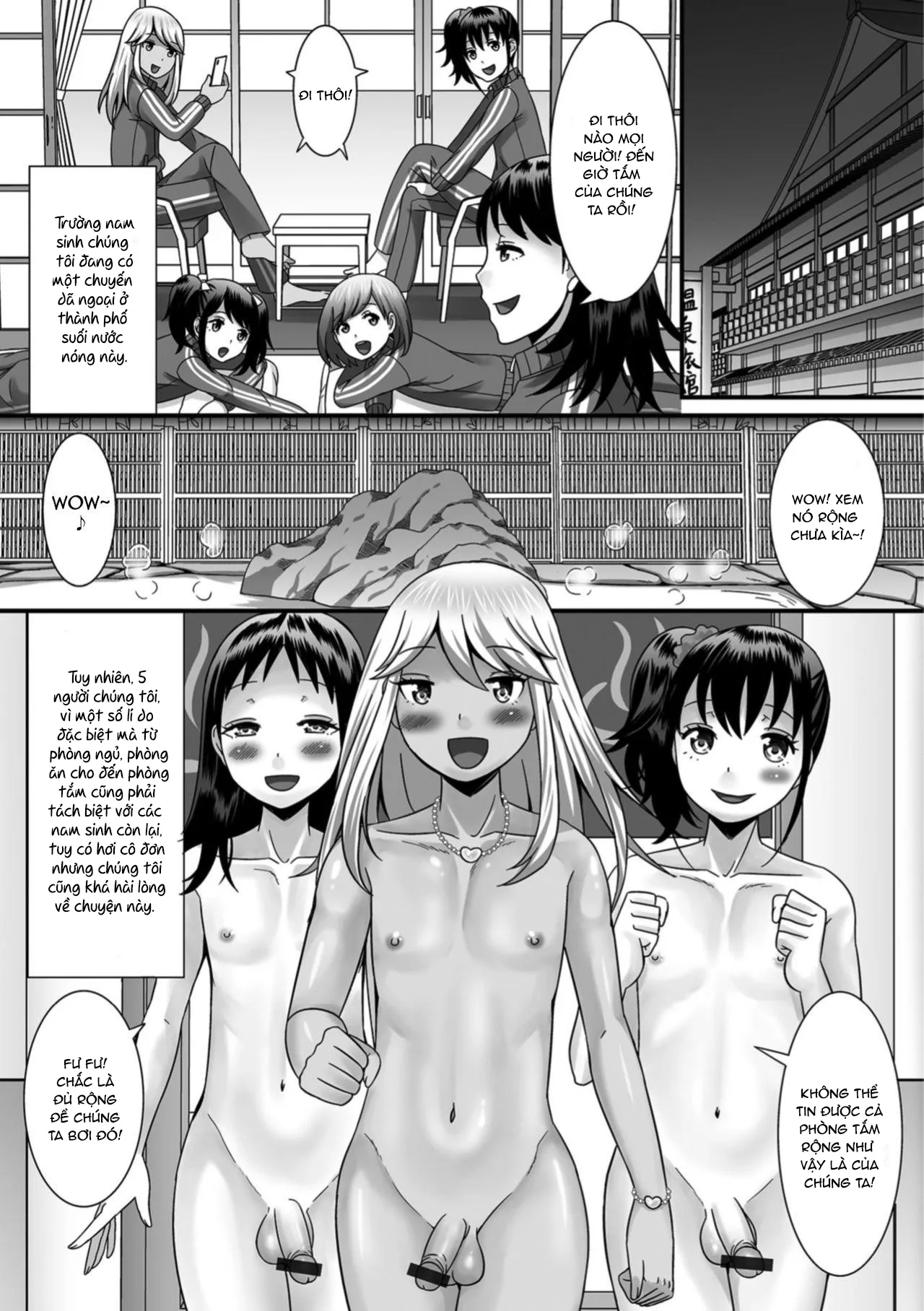 HentaiVN.net - Ảnh 6 - Otokonoko to Iku! Shuugaku Ryokou - Chap 1