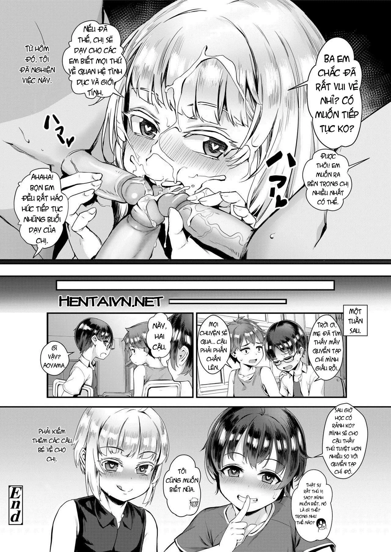 HentaiVN.net - Ảnh 17 - Seikyouiku wa Rankou de - Oneshot