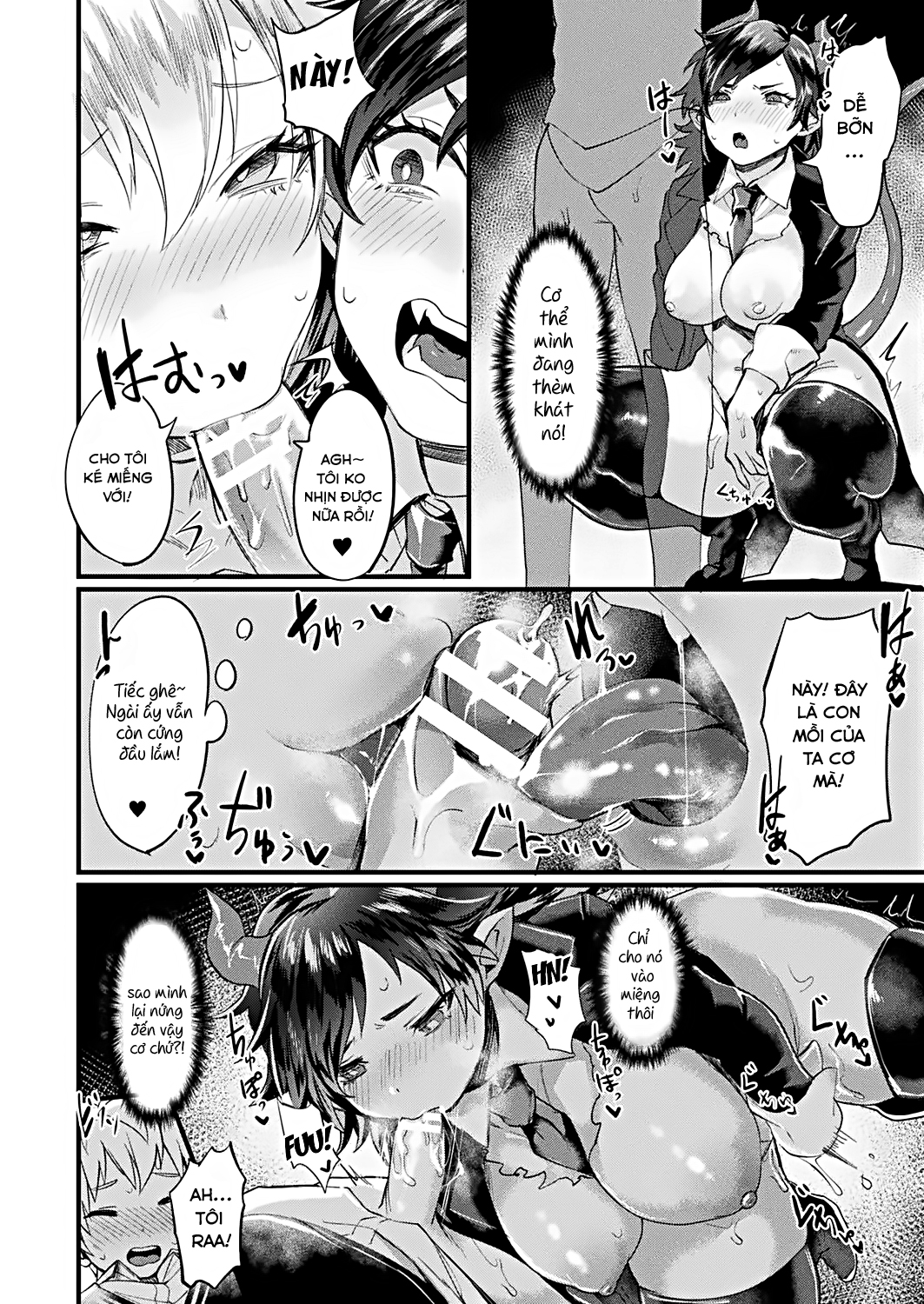 HentaiVN.net - Ảnh 8 - Câu chuyện về đại ác quỷ trở thành Succubus ra sao [Akumateki! TS Monogatari] - Chap 1