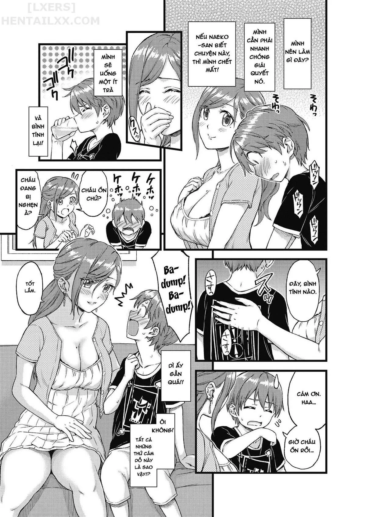 HentaiVN.net - Ảnh 13 - Oppai na Natsuyasumi [The Summer Break of Boobs] - Chap 1