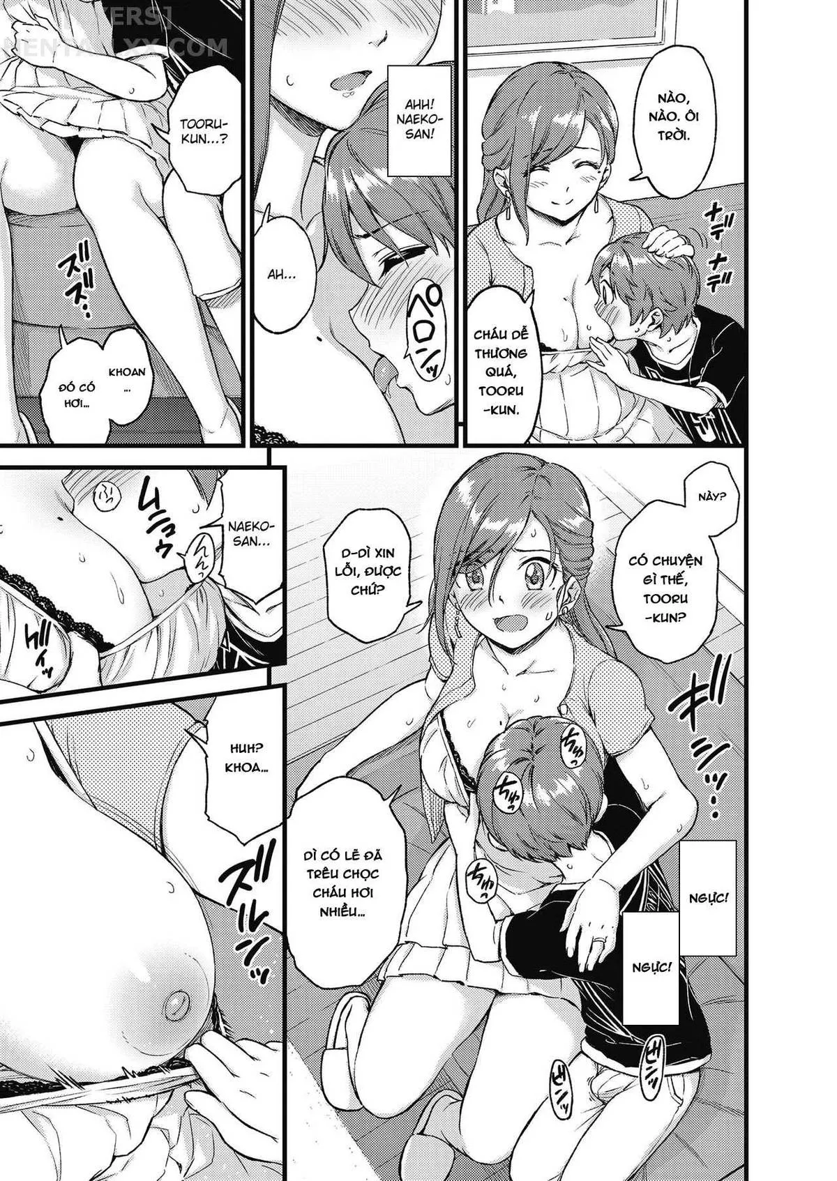 HentaiVN.net - Ảnh 15 - Oppai na Natsuyasumi [The Summer Break of Boobs] - Chap 1
