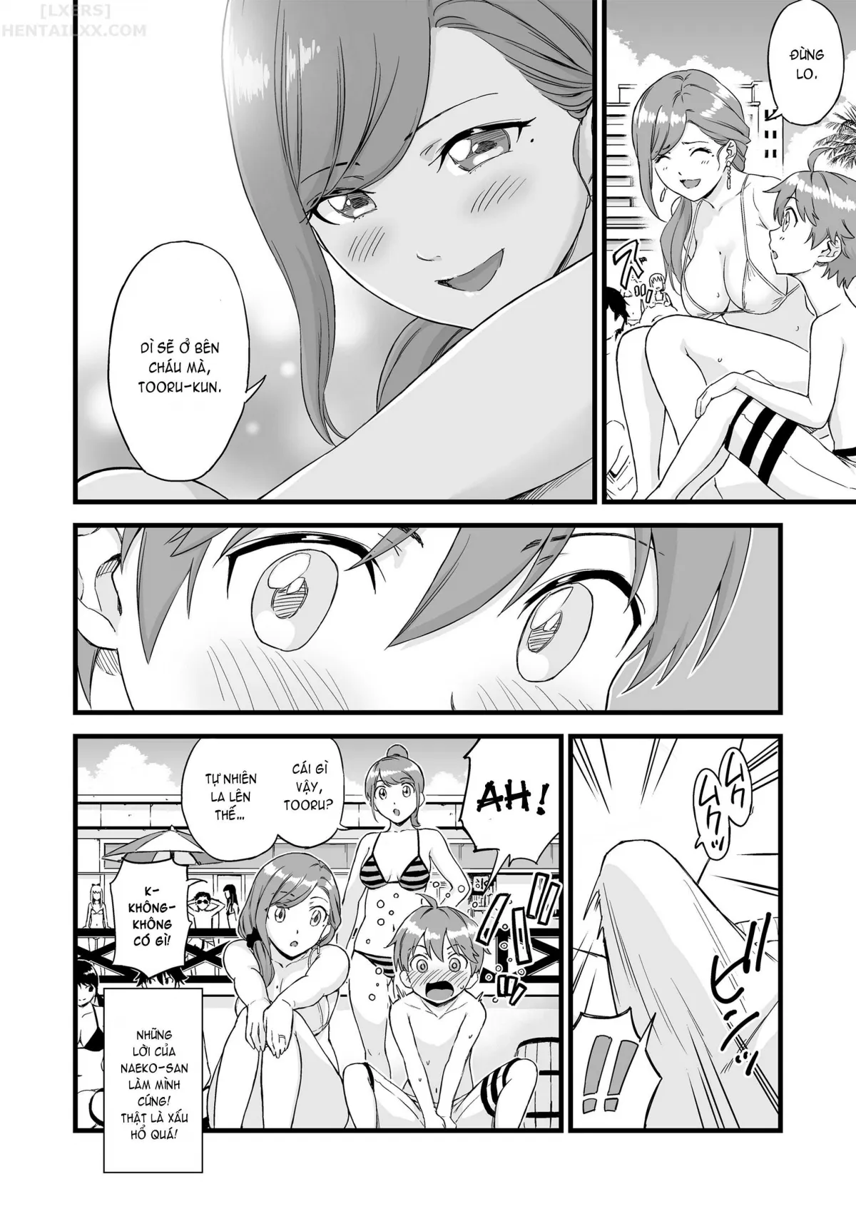 HentaiVN.net - Ảnh 12 - Oppai na Natsuyasumi [The Summer Break of Boobs] - Chap 2