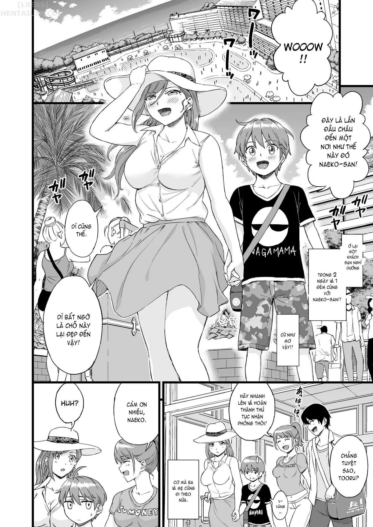 HentaiVN.net - Ảnh 8 - Oppai na Natsuyasumi [The Summer Break of Boobs] - Chap 2