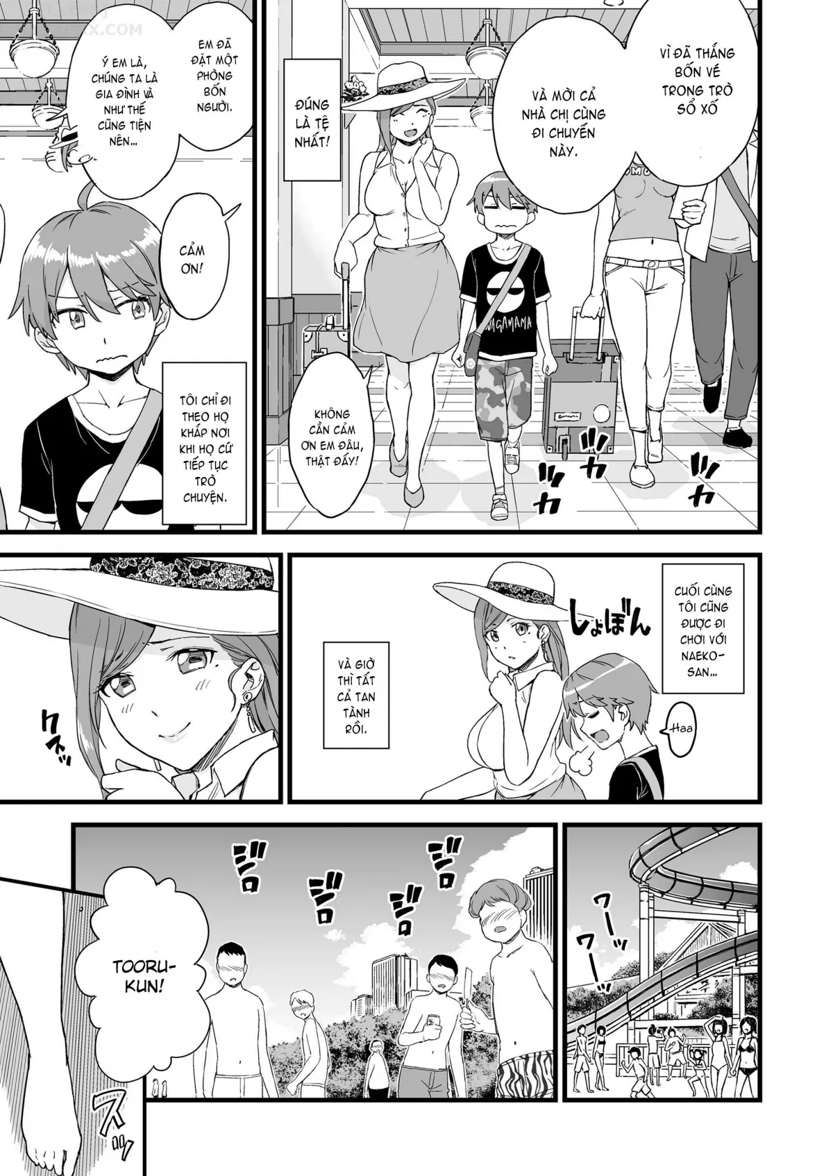 HentaiVN.net - Ảnh 9 - Oppai na Natsuyasumi [The Summer Break of Boobs] - Chap 2