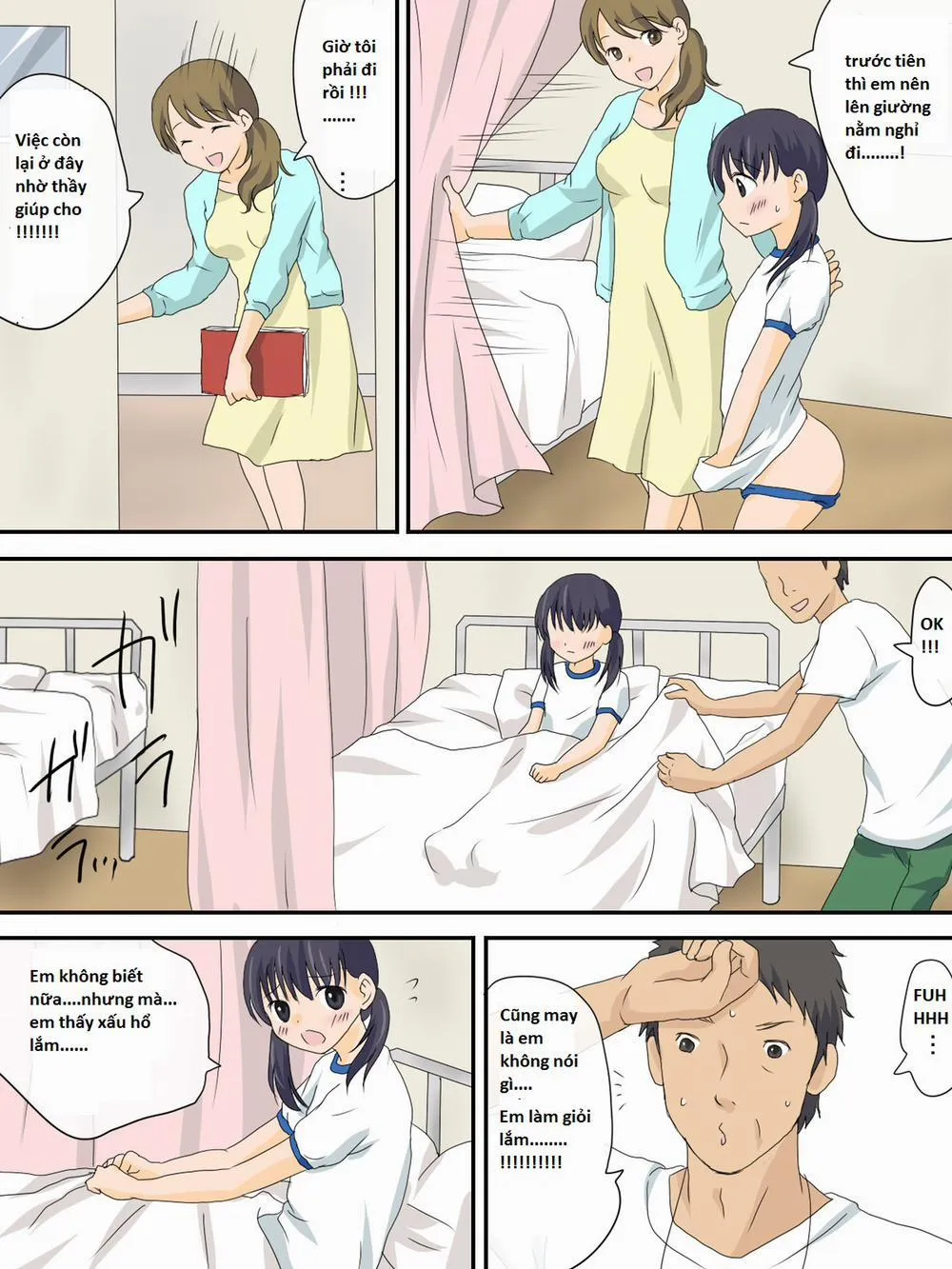 HentaiVN.net - Ảnh 10 - [Loli] Rusu no Hoken Shitsu [Full Color] - Oneshot