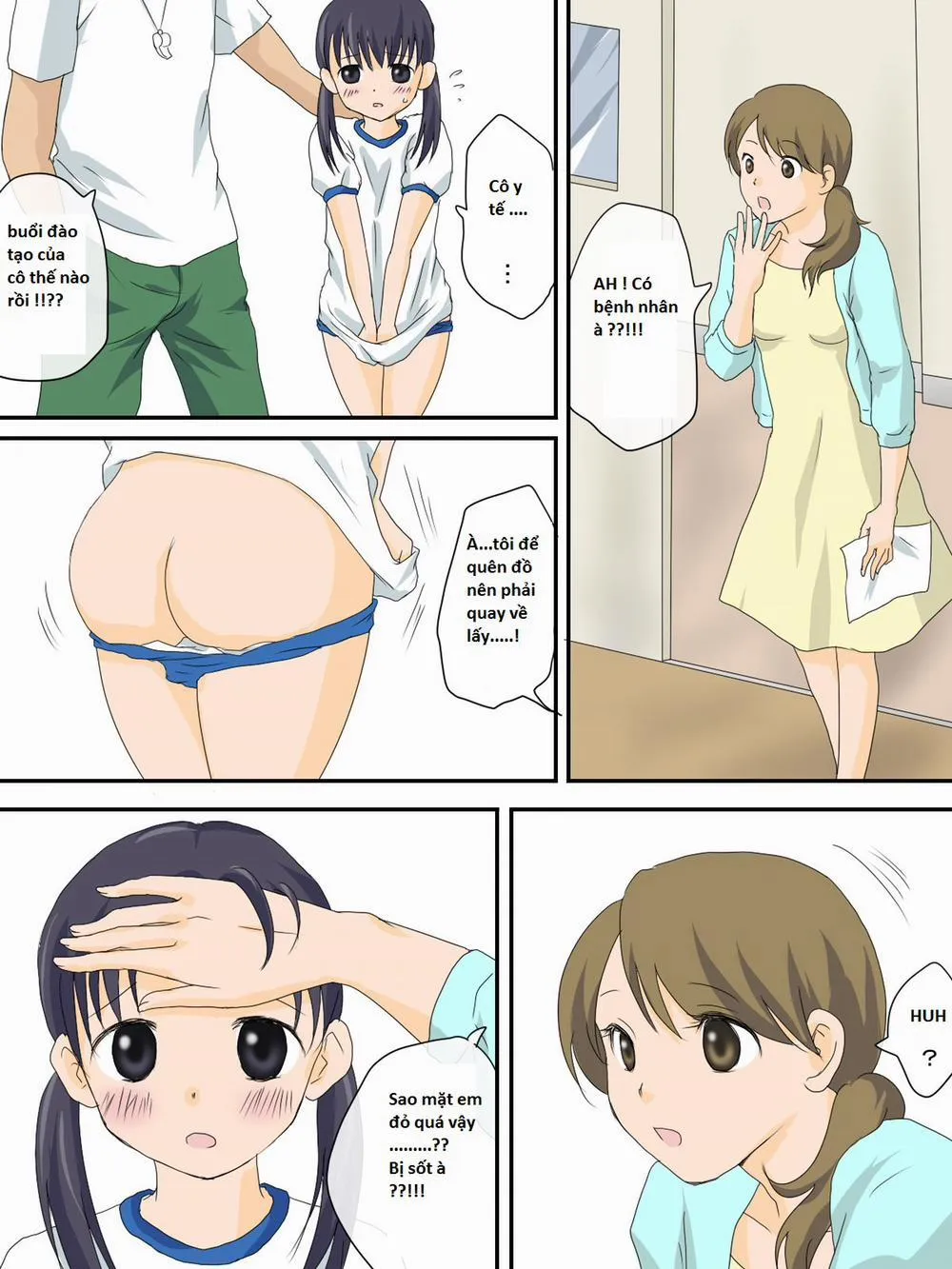 HentaiVN.net - Ảnh 9 - [Loli] Rusu no Hoken Shitsu [Full Color] - Oneshot