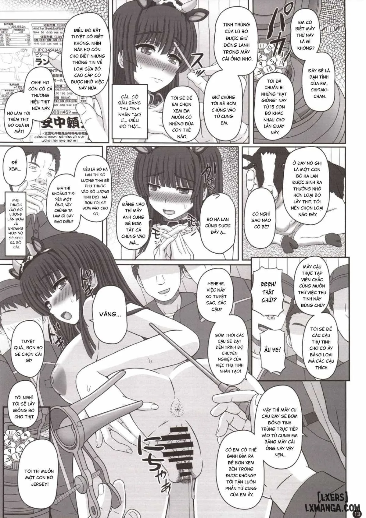 HentaiVN.net - Ảnh 12 - Kou Hai Reijou -Ushi ni Tanetsuke Koubi Sareru Ojousama - Oneshot