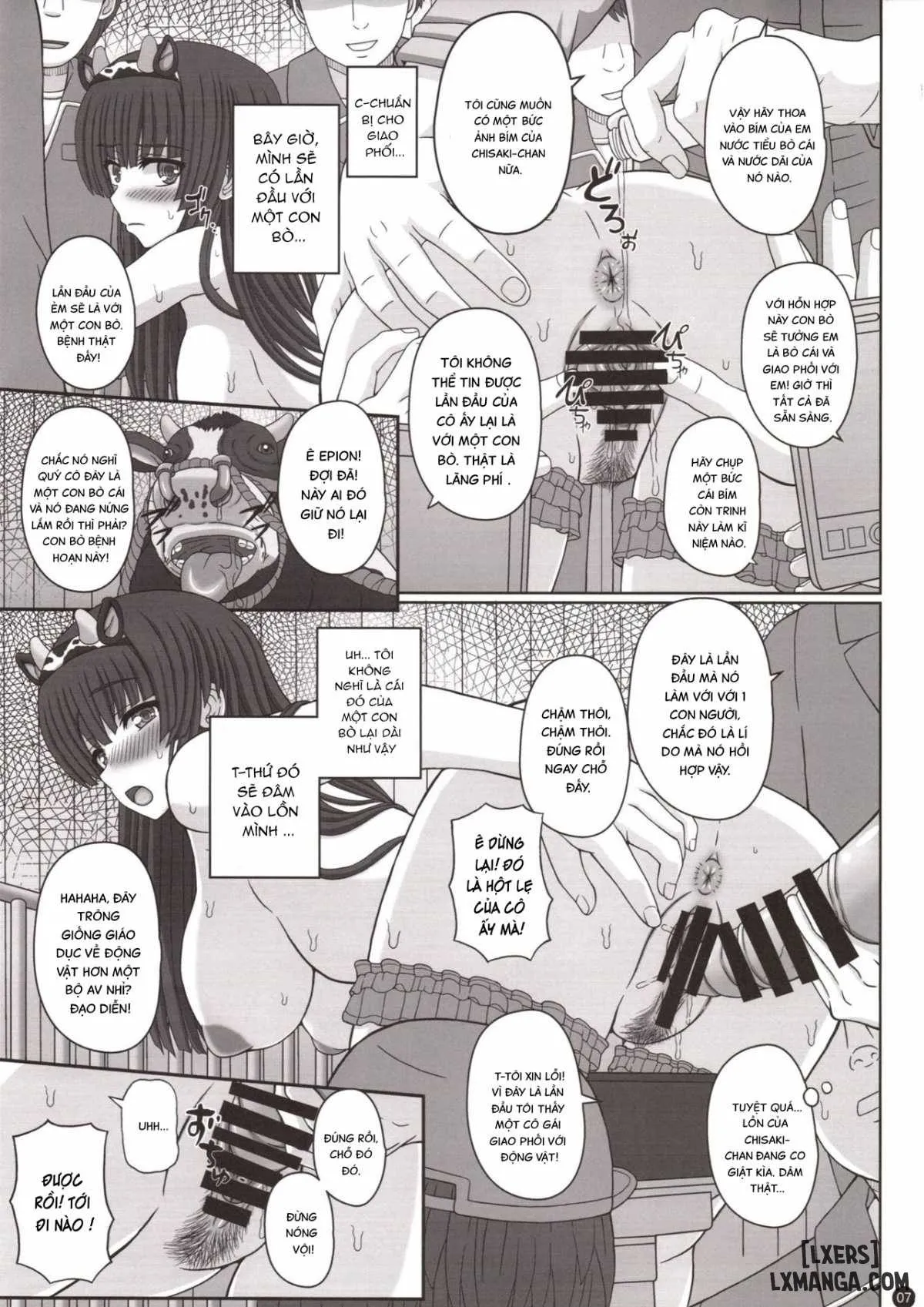 HentaiVN.net - Ảnh 6 - Kou Hai Reijou -Ushi ni Tanetsuke Koubi Sareru Ojousama - Oneshot