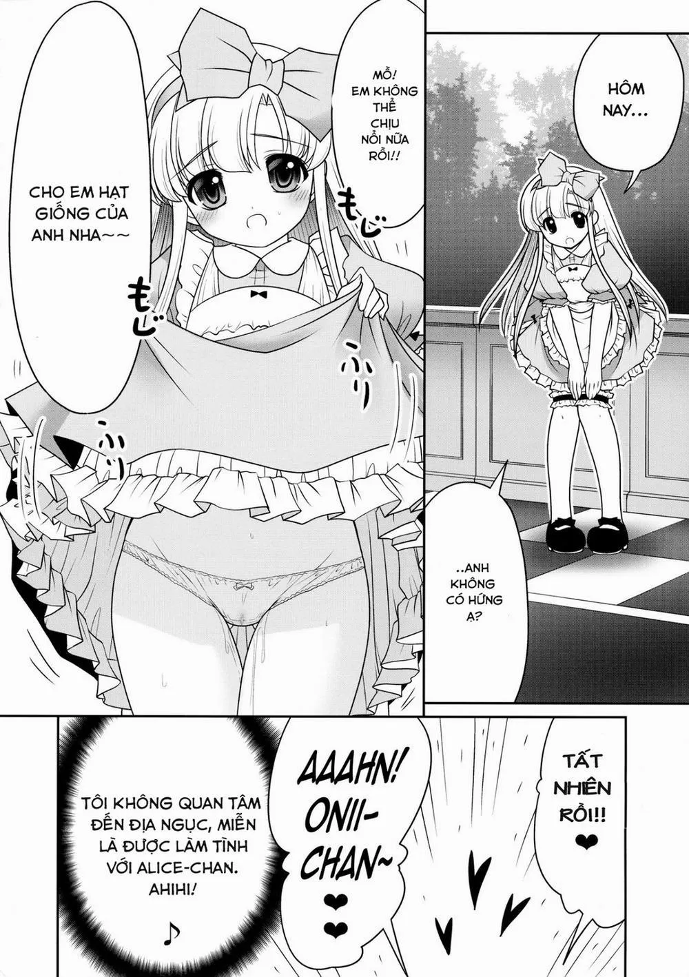HentaiVN.net - Ảnh 21 - Naka ni Dashichau Koibito Gokko (Alice in Wonderland) - Chương 2 (End)
