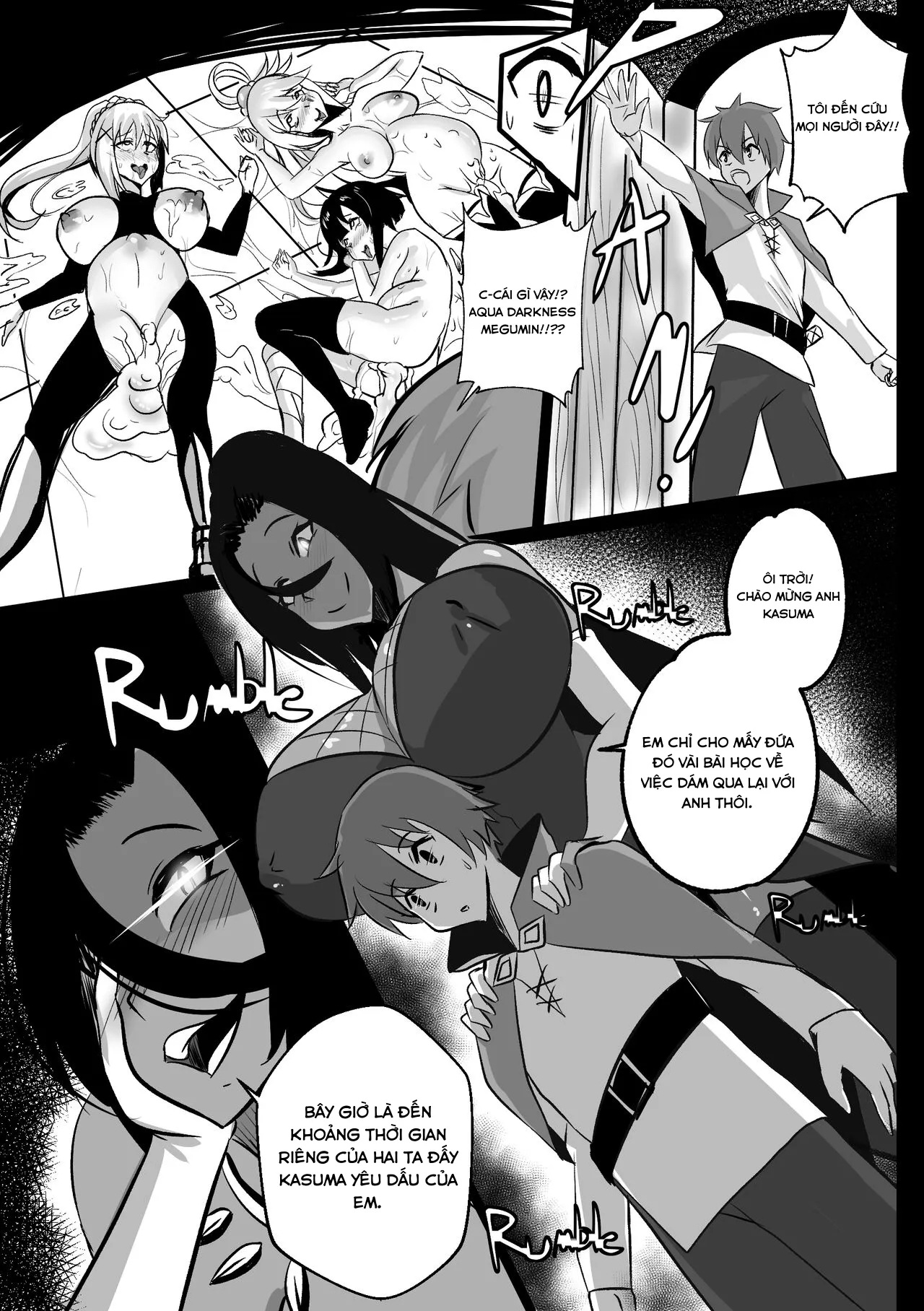 HentaiVN.net - Ảnh 13 - Sự trả thù vì dám lén phén với anh yêu kazuma [B-Trayal 29 Sylvia] - Oneshot