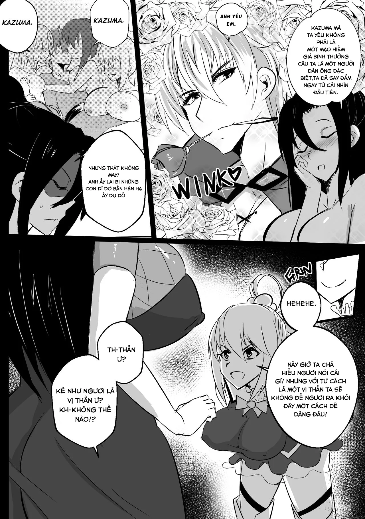 HentaiVN.net - Ảnh 3 - Sự trả thù vì dám lén phén với anh yêu kazuma [B-Trayal 29 Sylvia] - Oneshot
