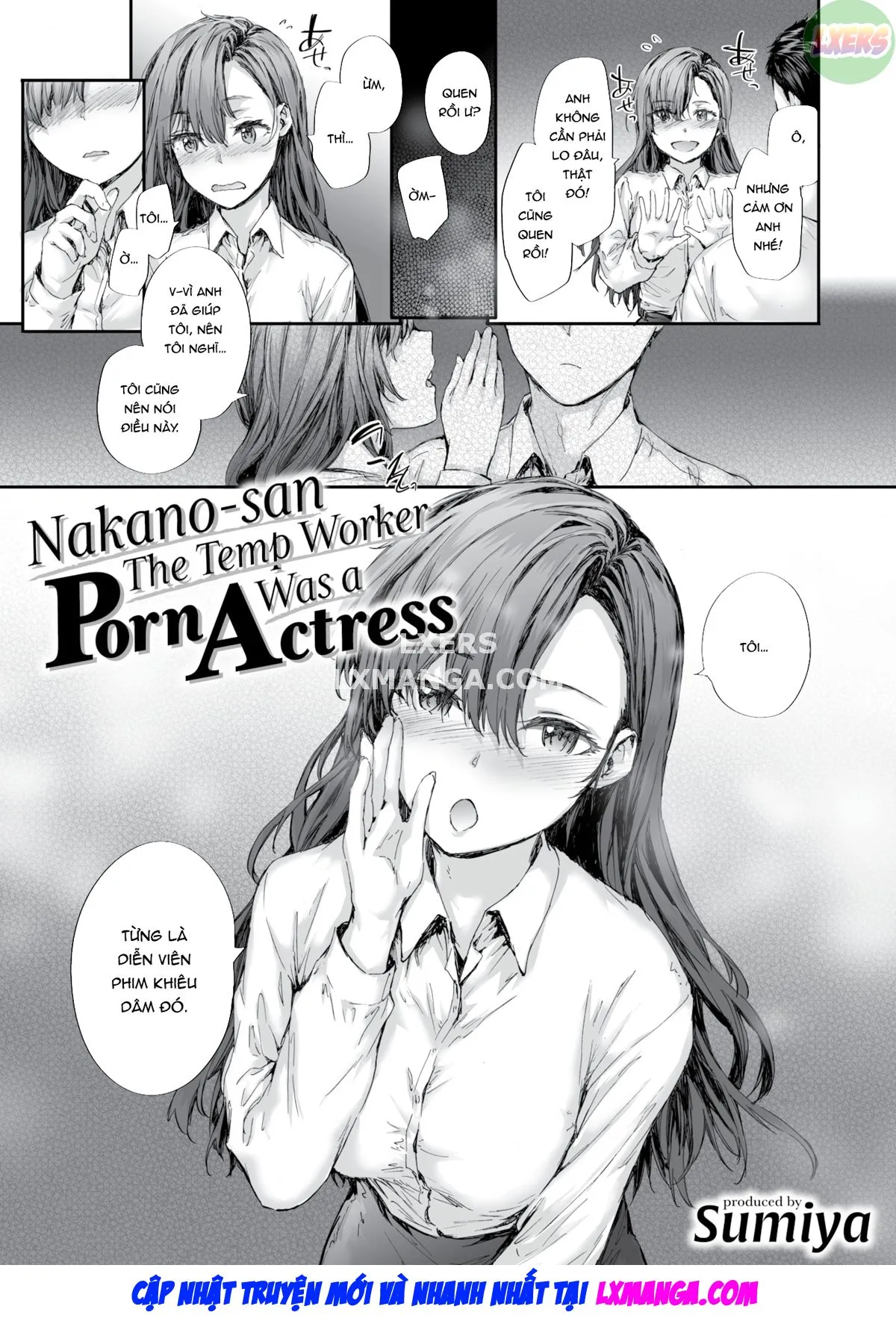 HentaiVN.net - Ảnh 6 - Haken no Nakano-san wa Moto AV Joyuu - Chap 1