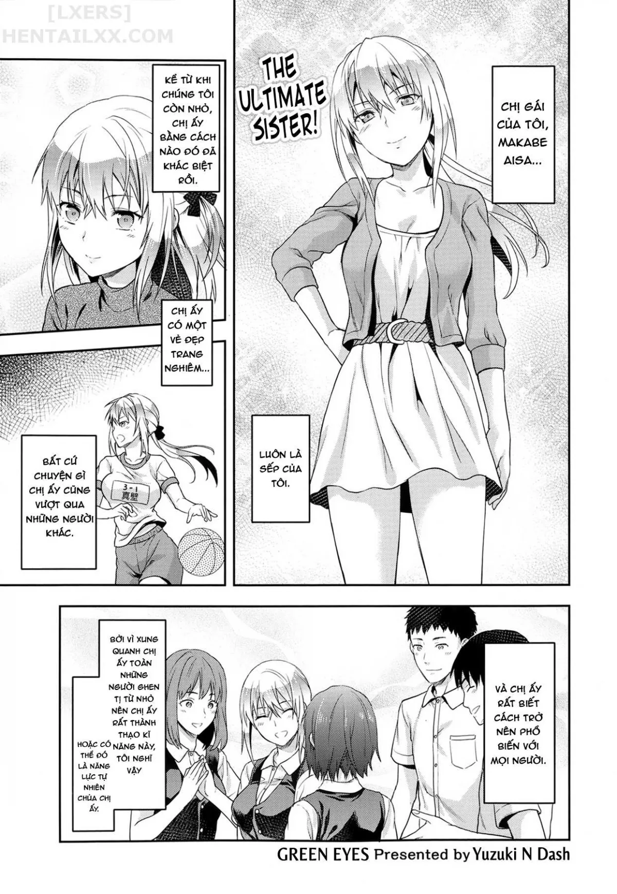HentaiVN.net - Ảnh 5 - Ane Kyun! ~My Sweet Sweet Elder Sister~ - Chap 4 - Green Eyes