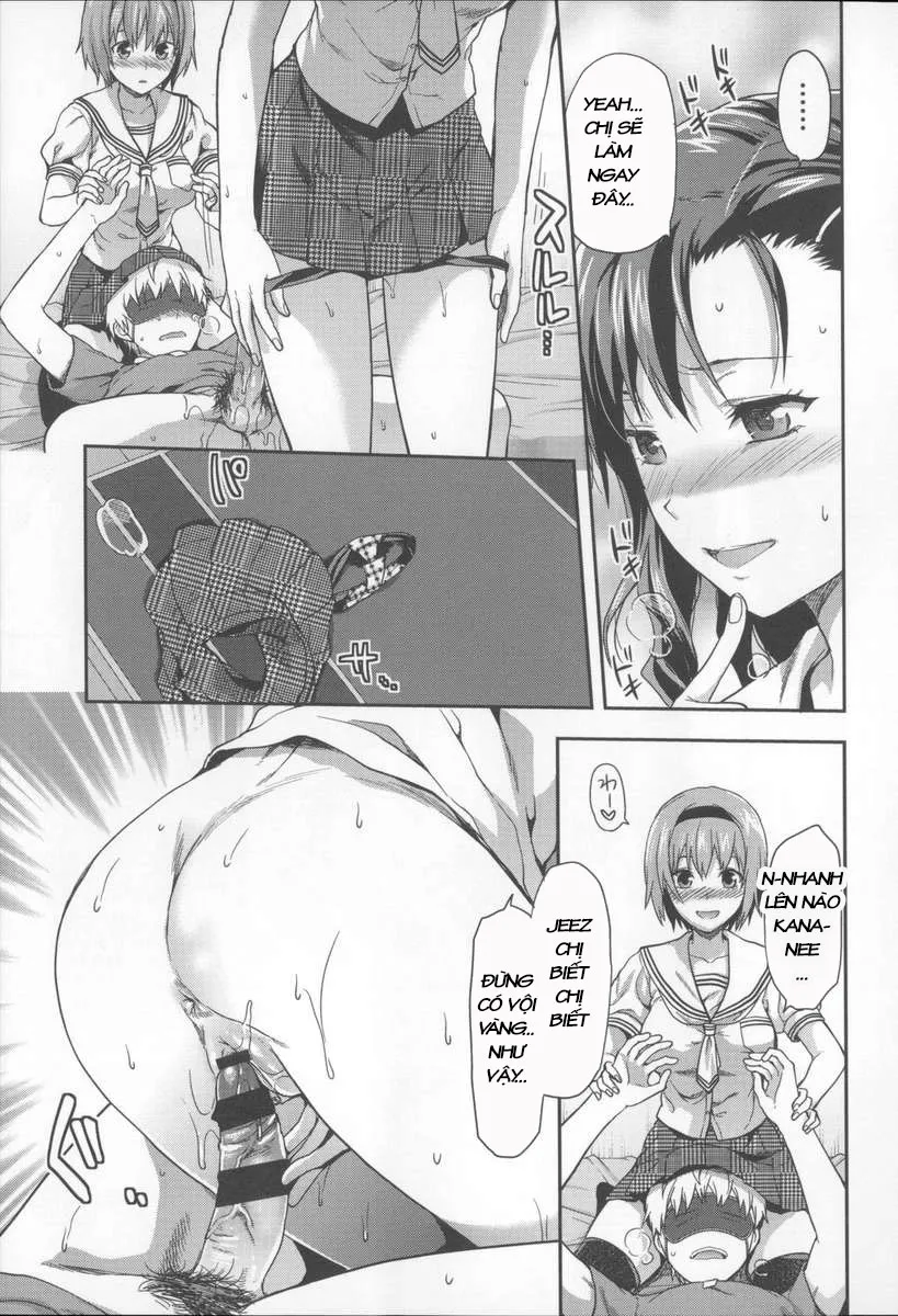 HentaiVN.net - Ảnh 11 - Ane Kyun! ~My Sweet Sweet Elder Sister~ - Chap 6 - Girls X Holes