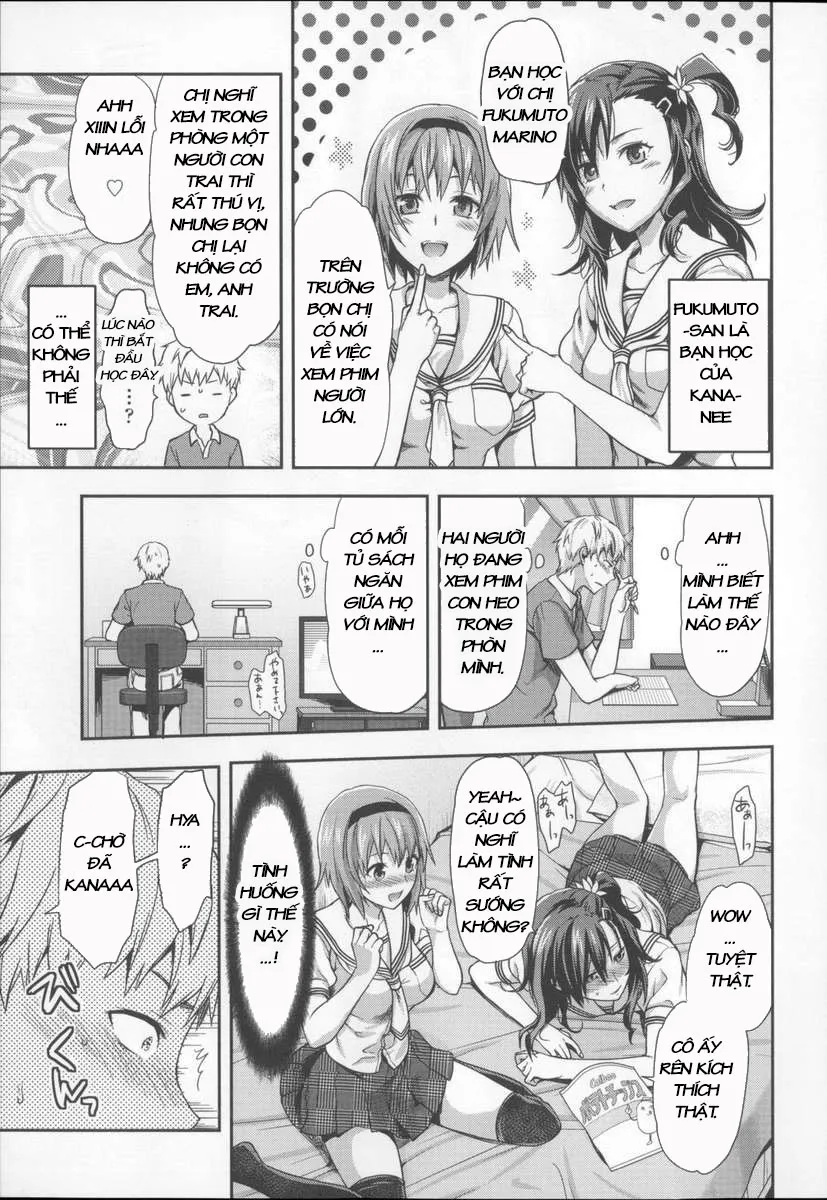 HentaiVN.net - Ảnh 3 - Ane Kyun! ~My Sweet Sweet Elder Sister~ - Chap 6 - Girls X Holes