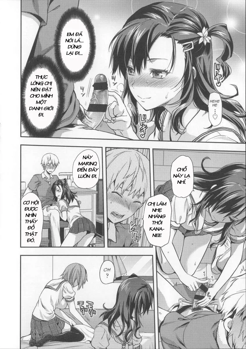 HentaiVN.net - Ảnh 8 - Ane Kyun! ~My Sweet Sweet Elder Sister~ - Chap 6 - Girls X Holes