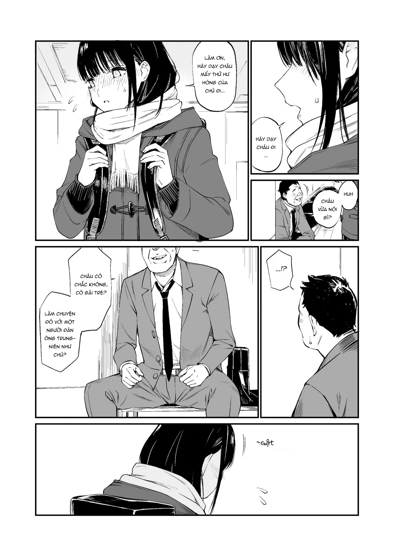 HentaiVN.net - Ảnh 12 - Lỗ lồn của mình được lấp đầy bởi một chú già [Oji-san de umeru Ana] - Oneshot