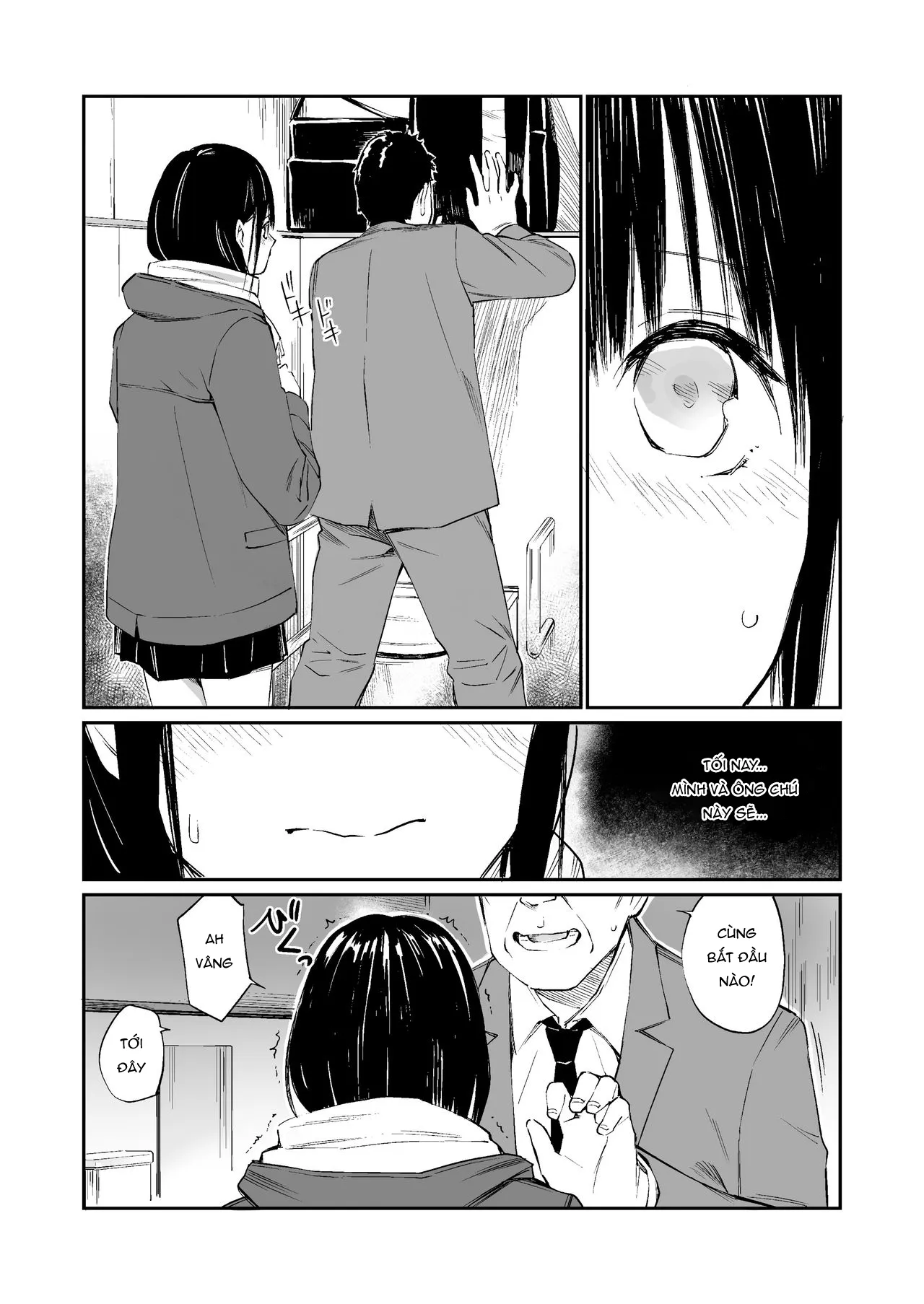 HentaiVN.net - Ảnh 14 - Lỗ lồn của mình được lấp đầy bởi một chú già [Oji-san de umeru Ana] - Oneshot