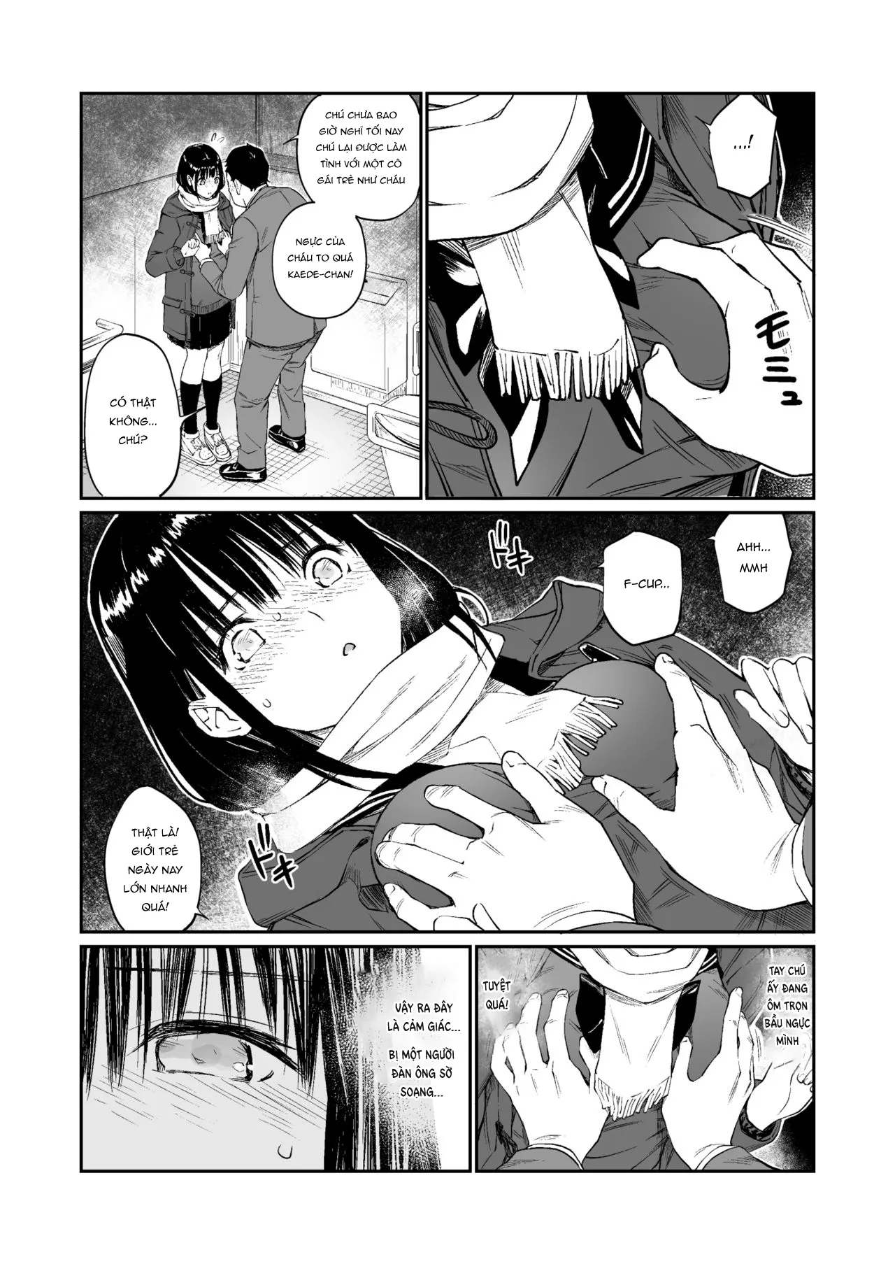 HentaiVN.net - Ảnh 15 - Lỗ lồn của mình được lấp đầy bởi một chú già [Oji-san de umeru Ana] - Oneshot