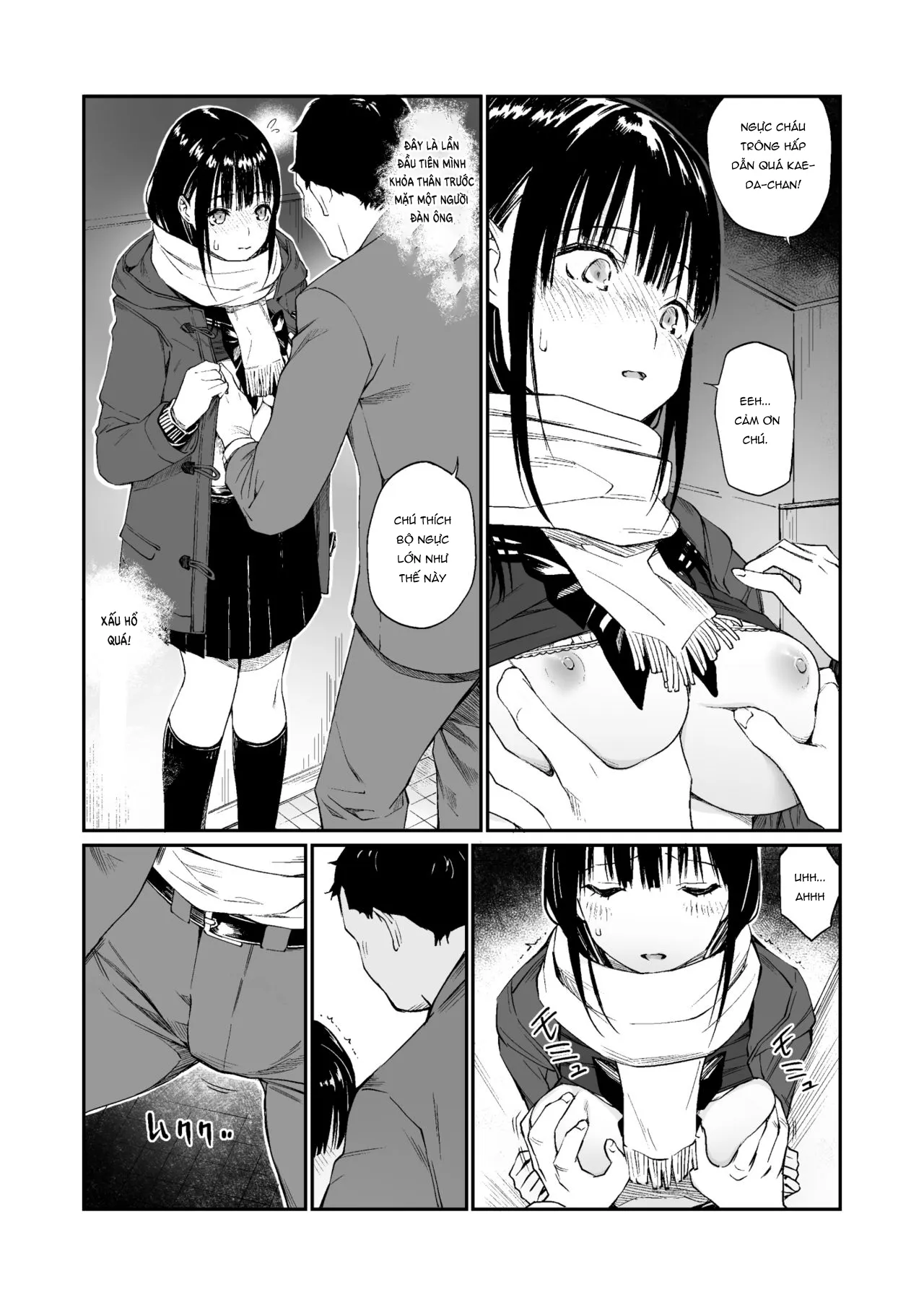 HentaiVN.net - Ảnh 17 - Lỗ lồn của mình được lấp đầy bởi một chú già [Oji-san de umeru Ana] - Oneshot