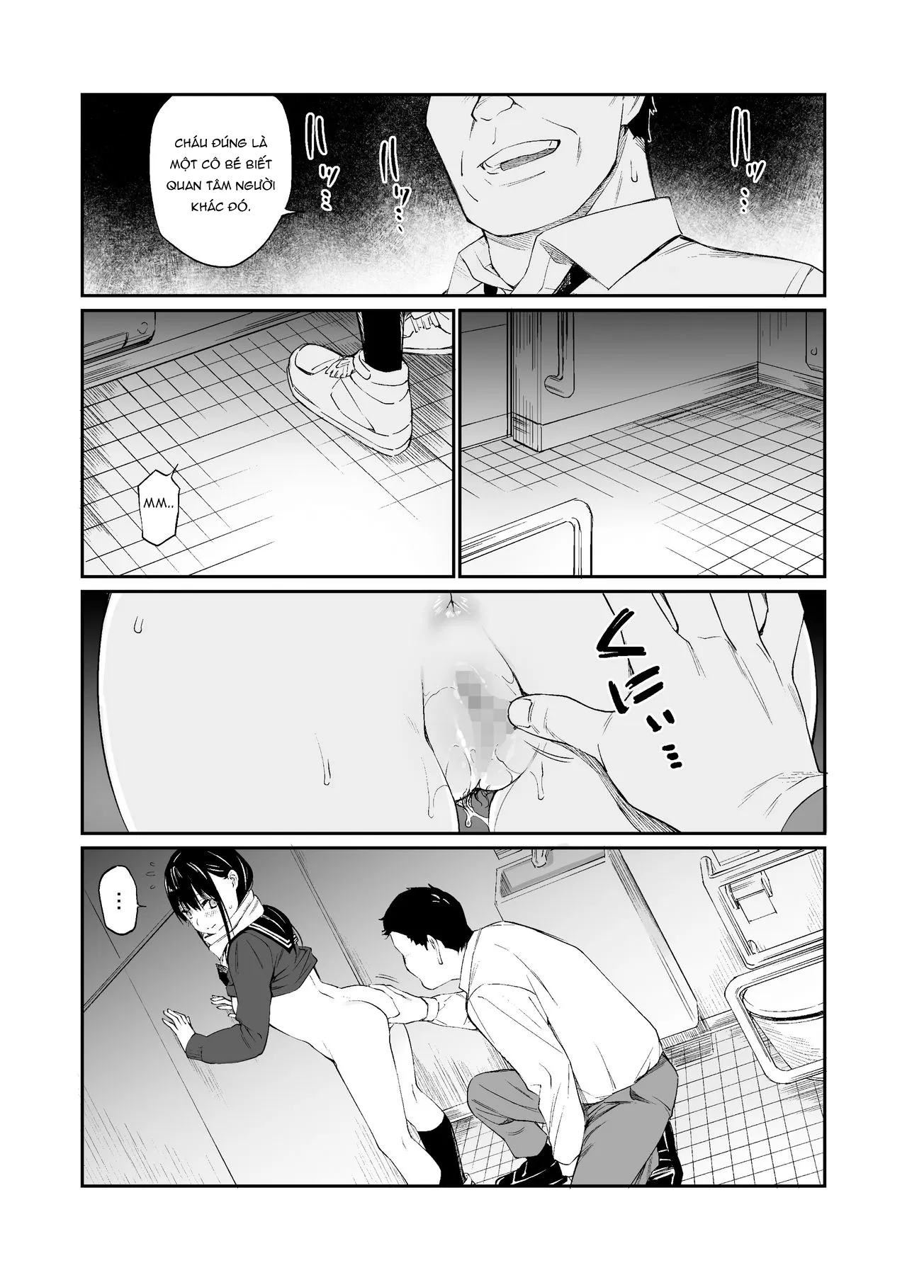 HentaiVN.net - Ảnh 25 - Lỗ lồn của mình được lấp đầy bởi một chú già [Oji-san de umeru Ana] - Oneshot