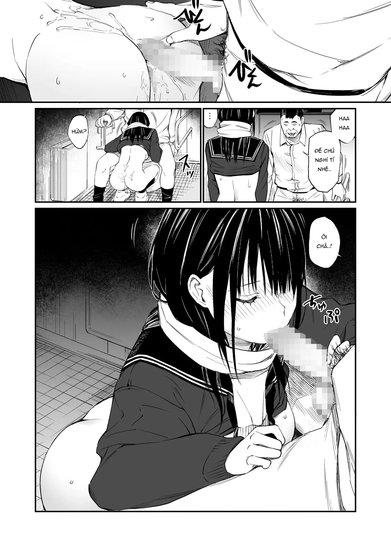 HentaiVN.net - Ảnh 34 - Lỗ lồn của mình được lấp đầy bởi một chú già [Oji-san de umeru Ana] - Oneshot