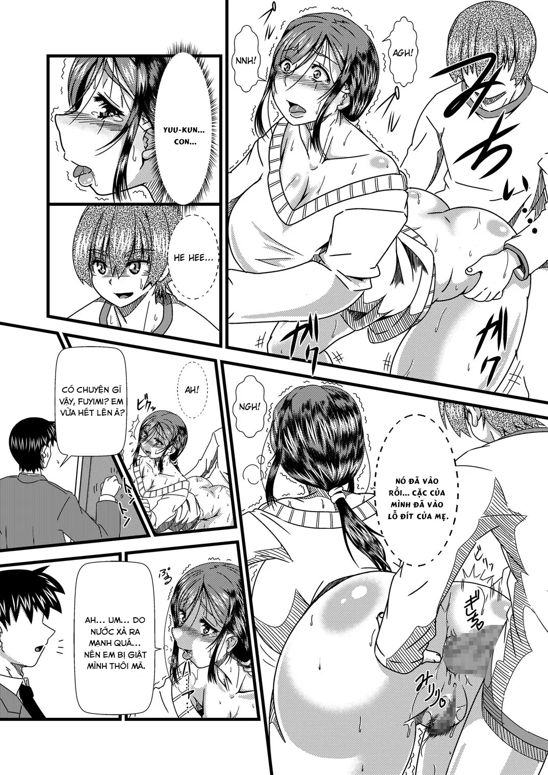 HentaiVN.net - Ảnh 9 - Xơi đít mẹ [Haha Shiri Neburi] - Oneshot