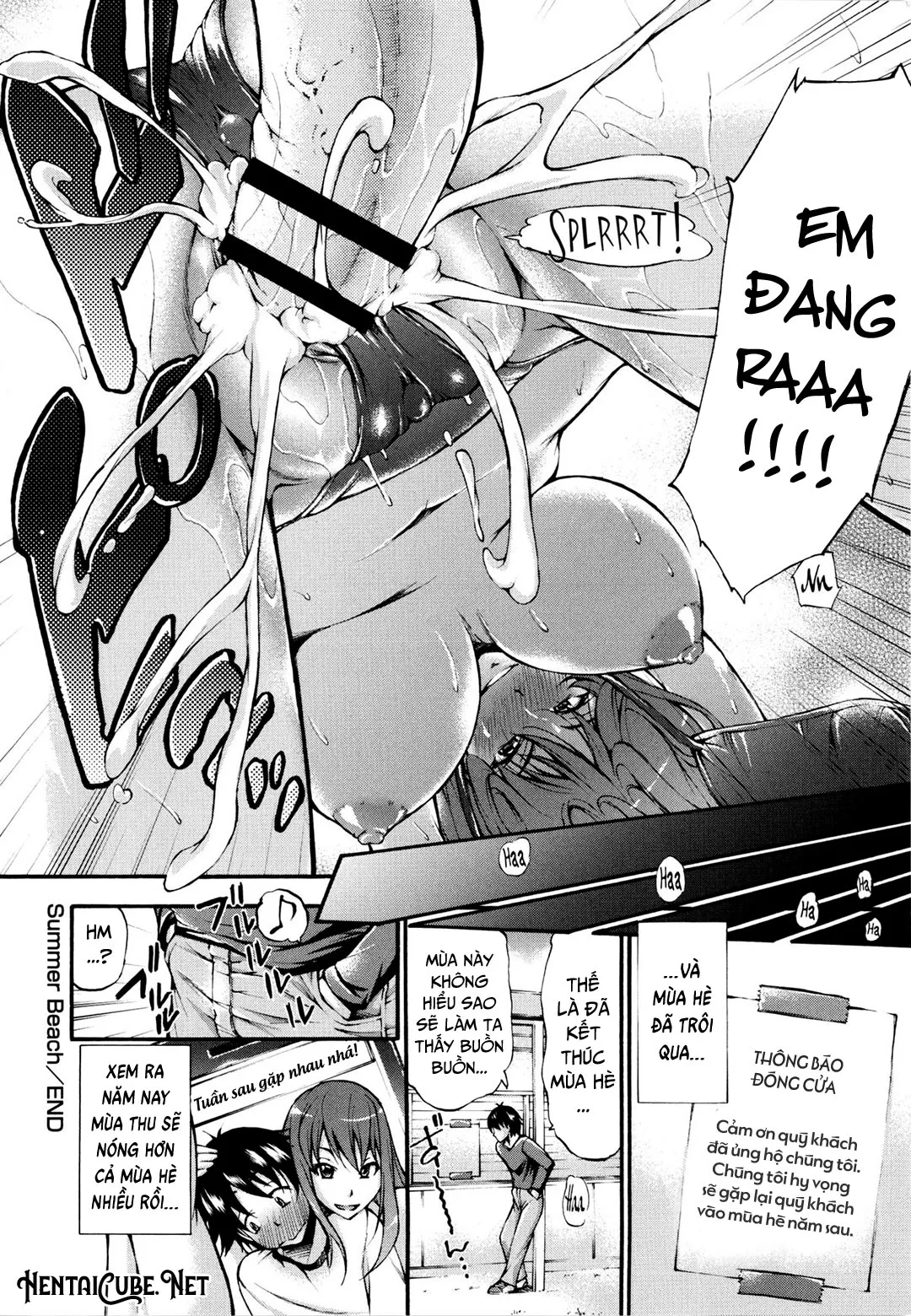 HentaiVN.net - Ảnh 21 - Houkei Nama Ijiri + Bonus Leaflet - Chap 1 - Bãi biển mùa hè