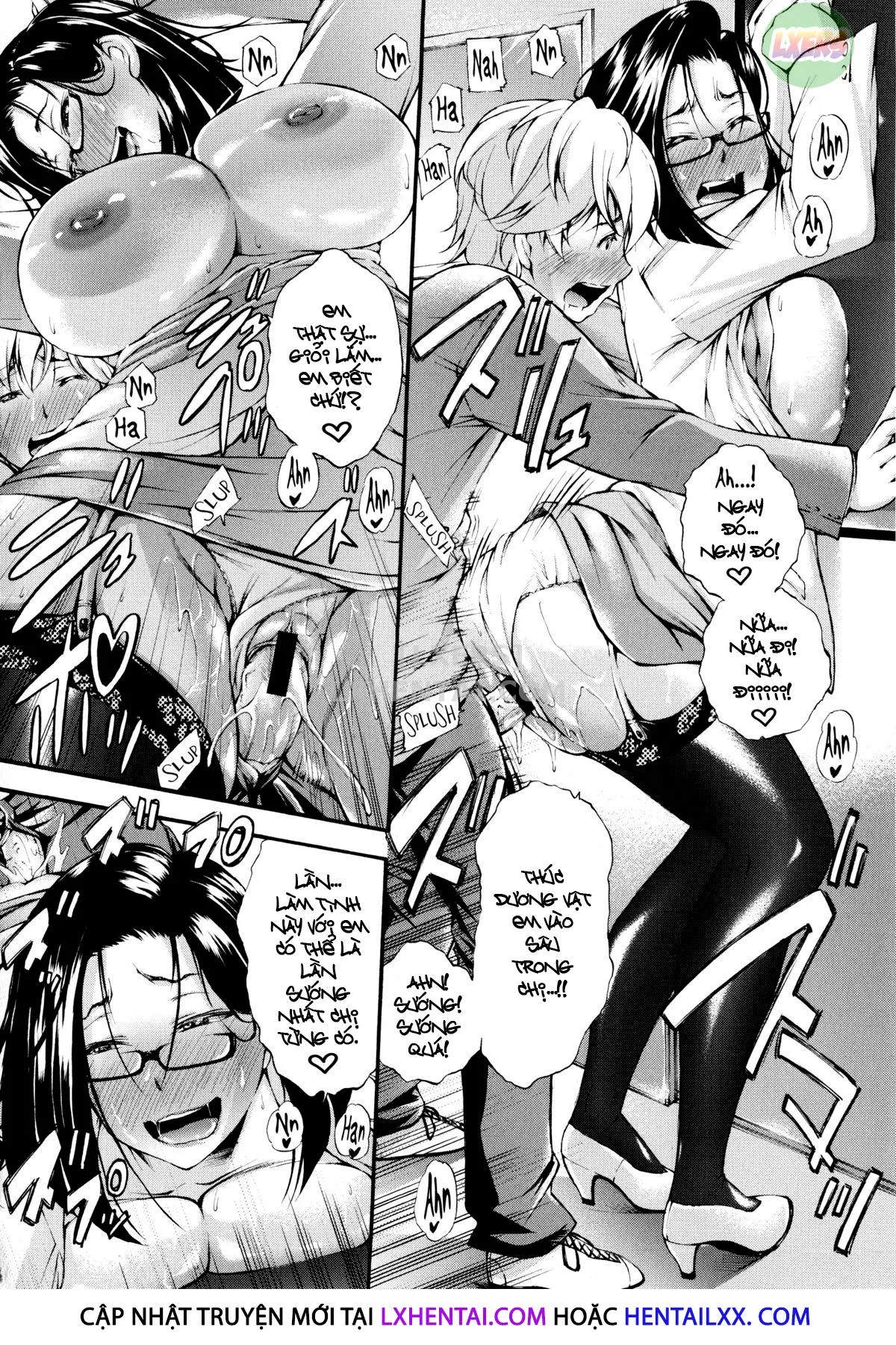 HentaiVN.net - Ảnh 17 - Houkei Nama Ijiri + Bonus Leaflet - Chap 4 - Chuyến tàu làm ta ra