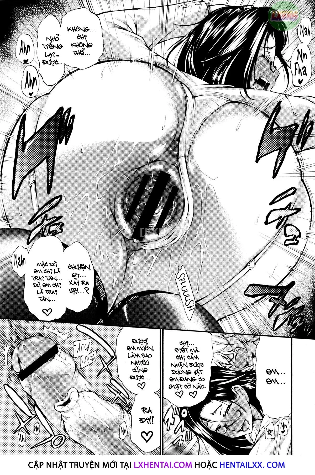 HentaiVN.net - Ảnh 18 - Houkei Nama Ijiri + Bonus Leaflet - Chap 4 - Chuyến tàu làm ta ra