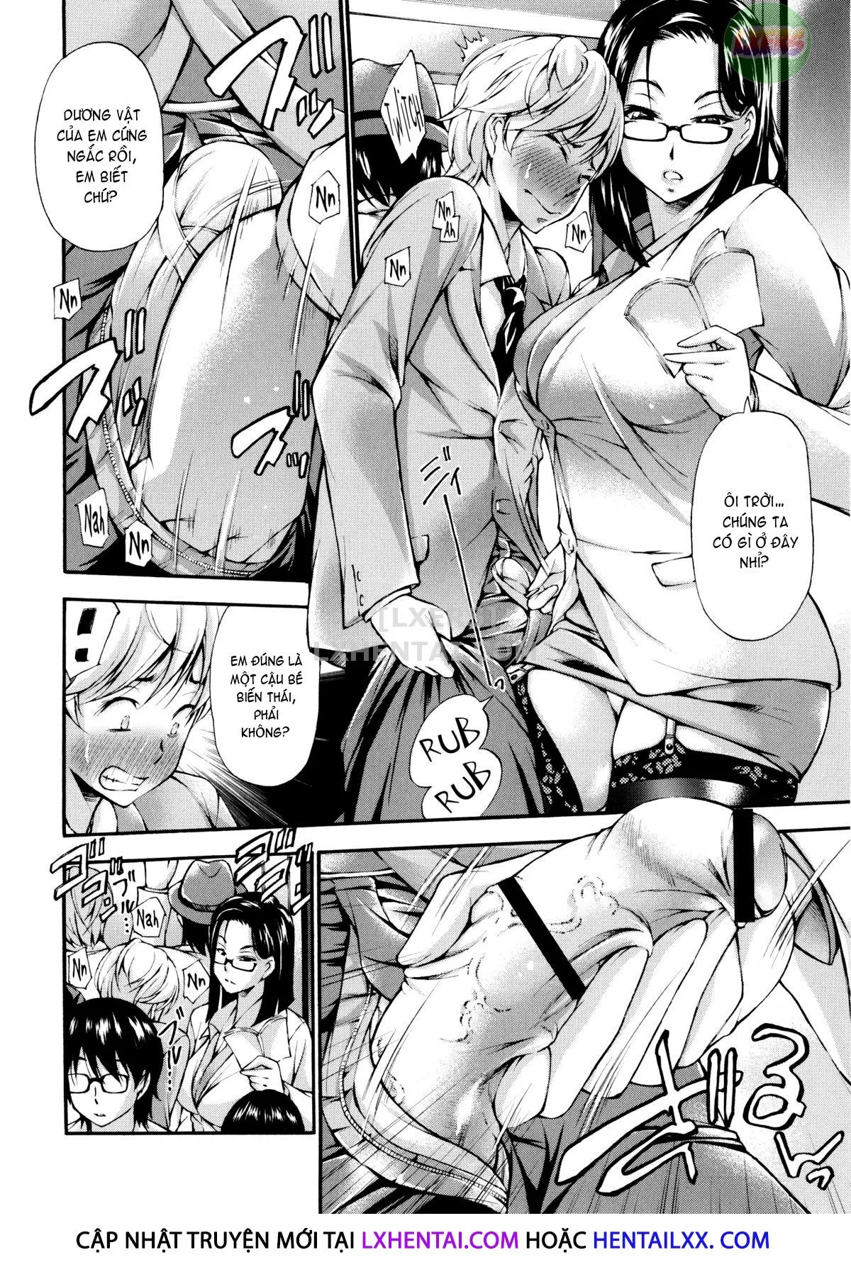 HentaiVN.net - Ảnh 5 - Houkei Nama Ijiri + Bonus Leaflet - Chap 4 - Chuyến tàu làm ta ra