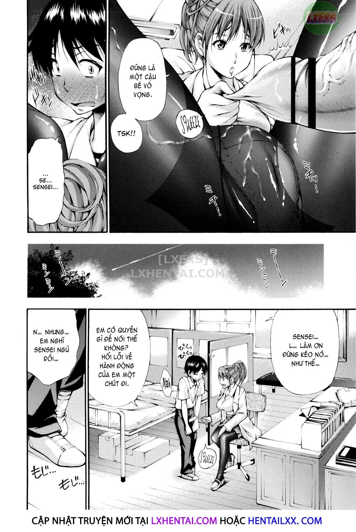 HentaiVN.net - Ảnh 14 - Houkei Nama Ijiri + Bonus Leaflet - Chap 5 - Mùa hè của tôi và sensei