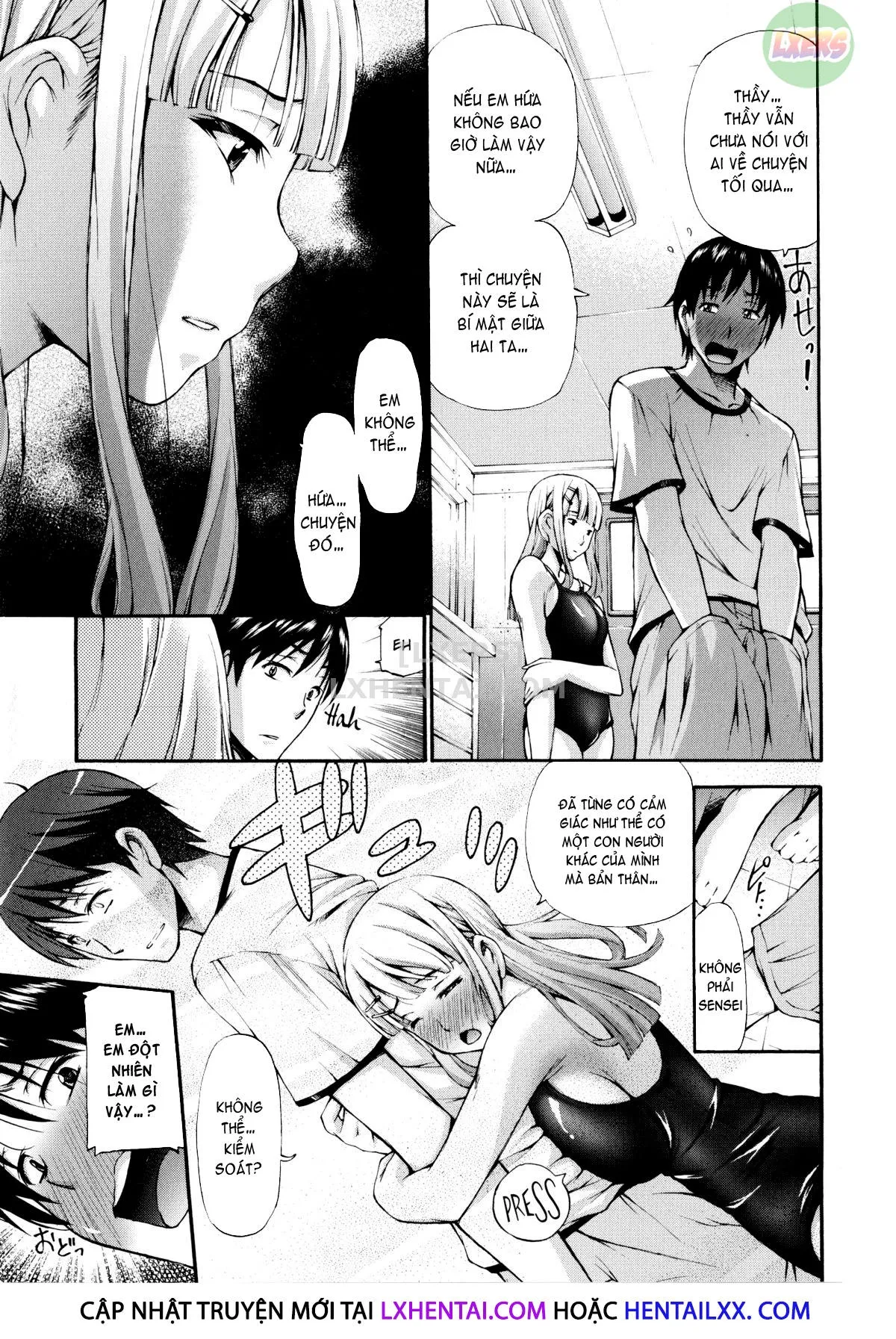 HentaiVN.net - Ảnh 9 - Houkei Nama Ijiri + Bonus Leaflet - Chap 6 - Bí mật của tôi và thầy