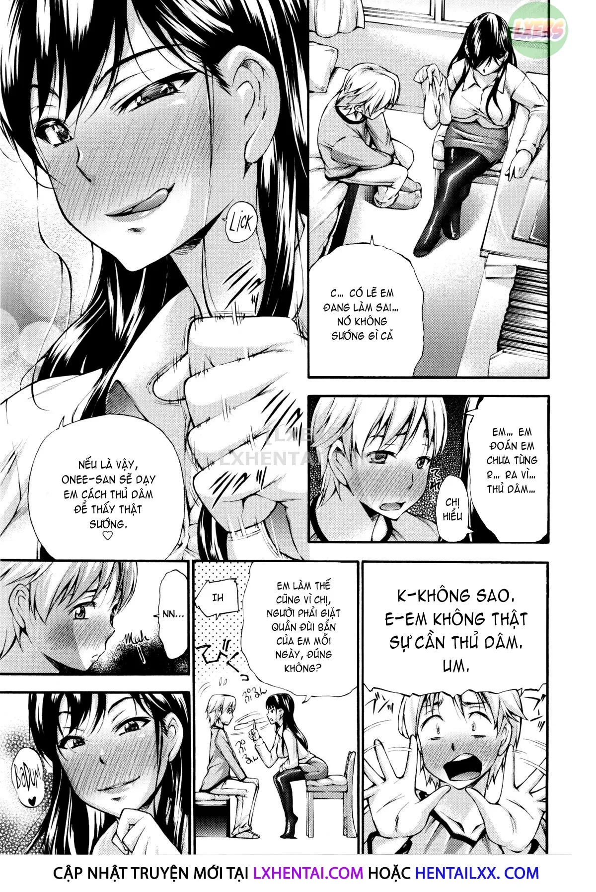 HentaiVN.net - Ảnh 7 - Houkei Nama Ijiri + Bonus Leaflet - Chap 8 - Chỉ em thủ dâm