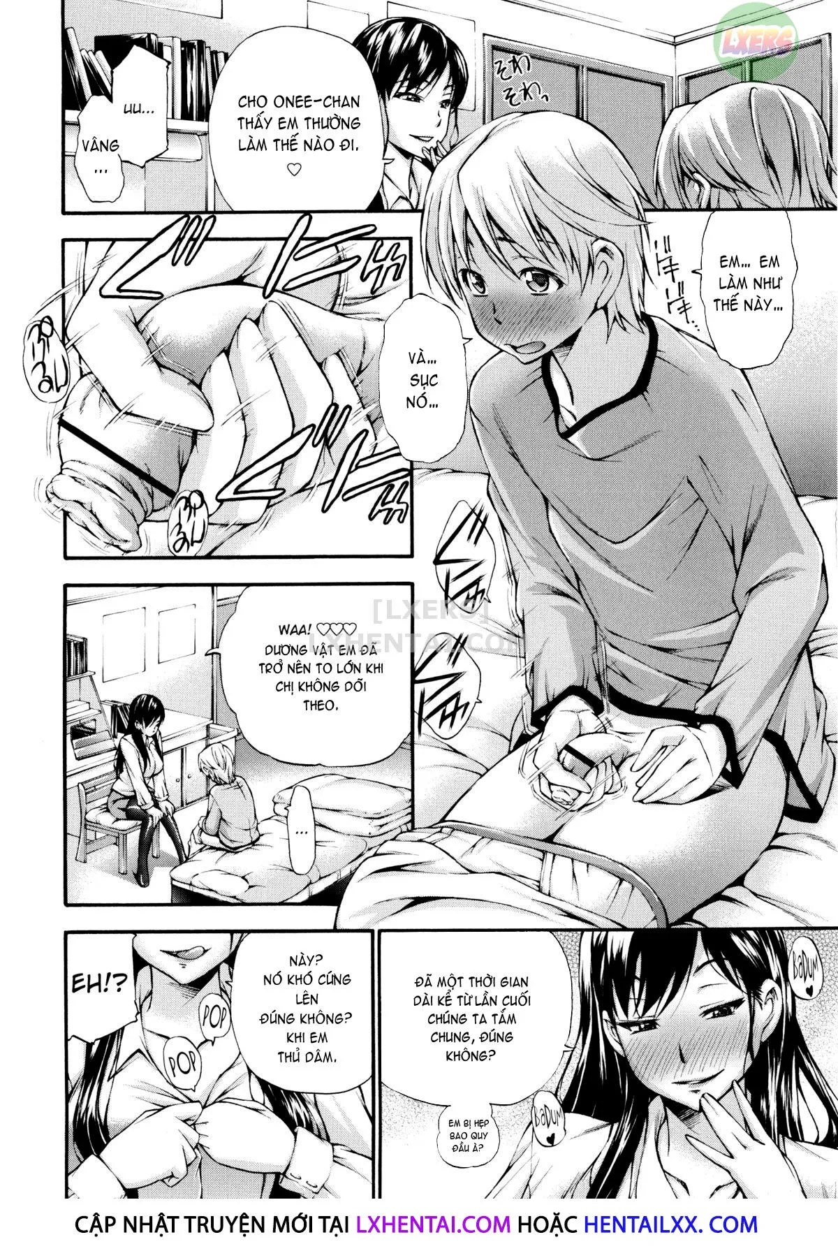 HentaiVN.net - Ảnh 8 - Houkei Nama Ijiri + Bonus Leaflet - Chap 8 - Chỉ em thủ dâm