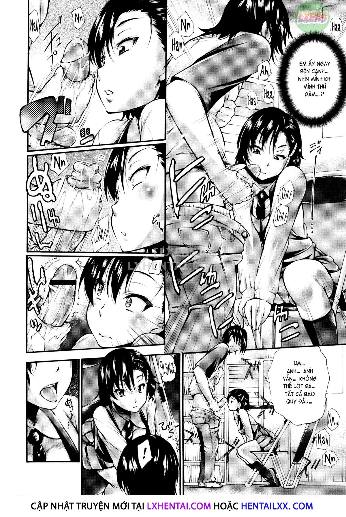 HentaiVN.net - Ảnh 10 - Houkei Nama Ijiri + Bonus Leaflet - Chap 9 - Xem và bị xem
